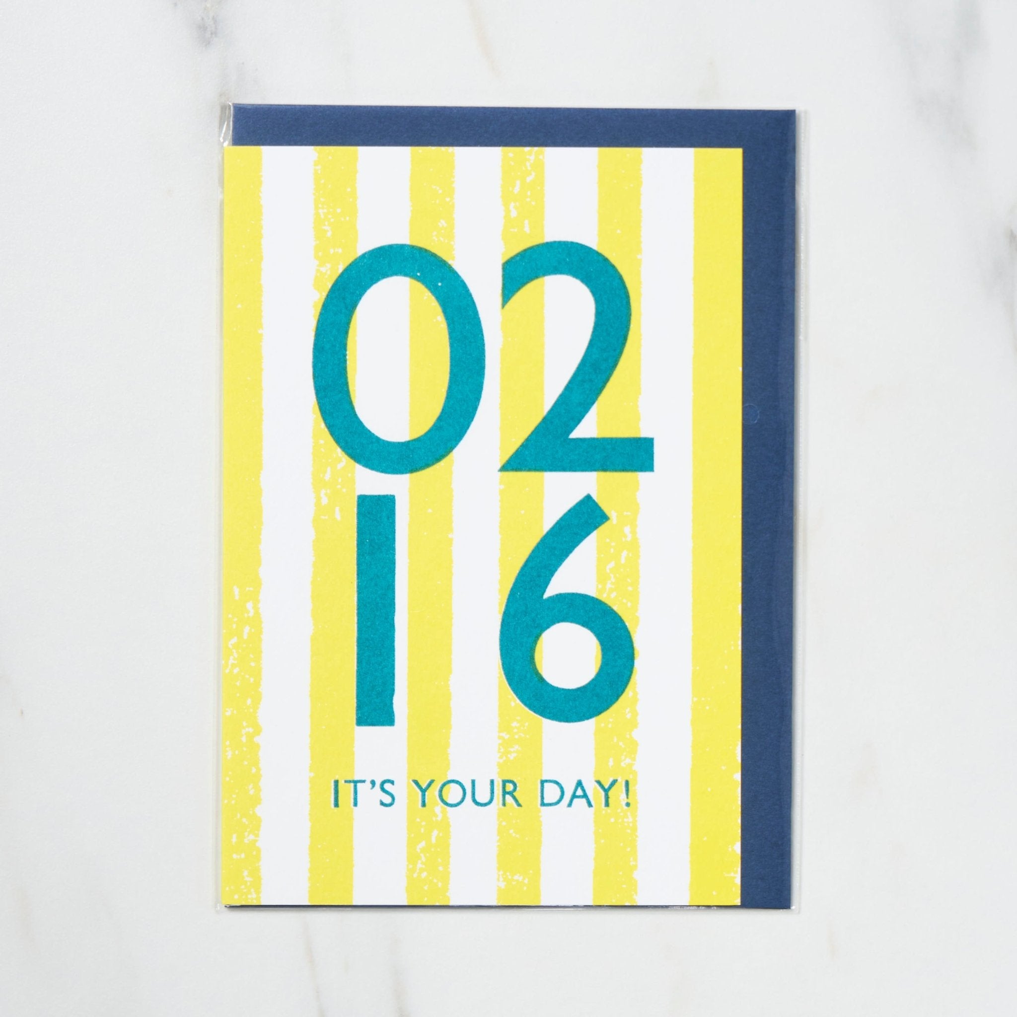 365 Find Your Day Card FEBRUARY / Letterpress Letters