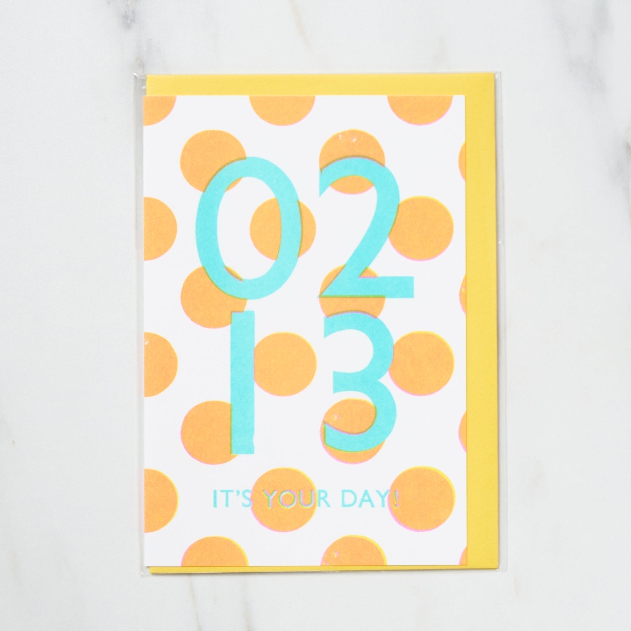 365 Find Your Day Card FEBRUARY / Letterpress Letters