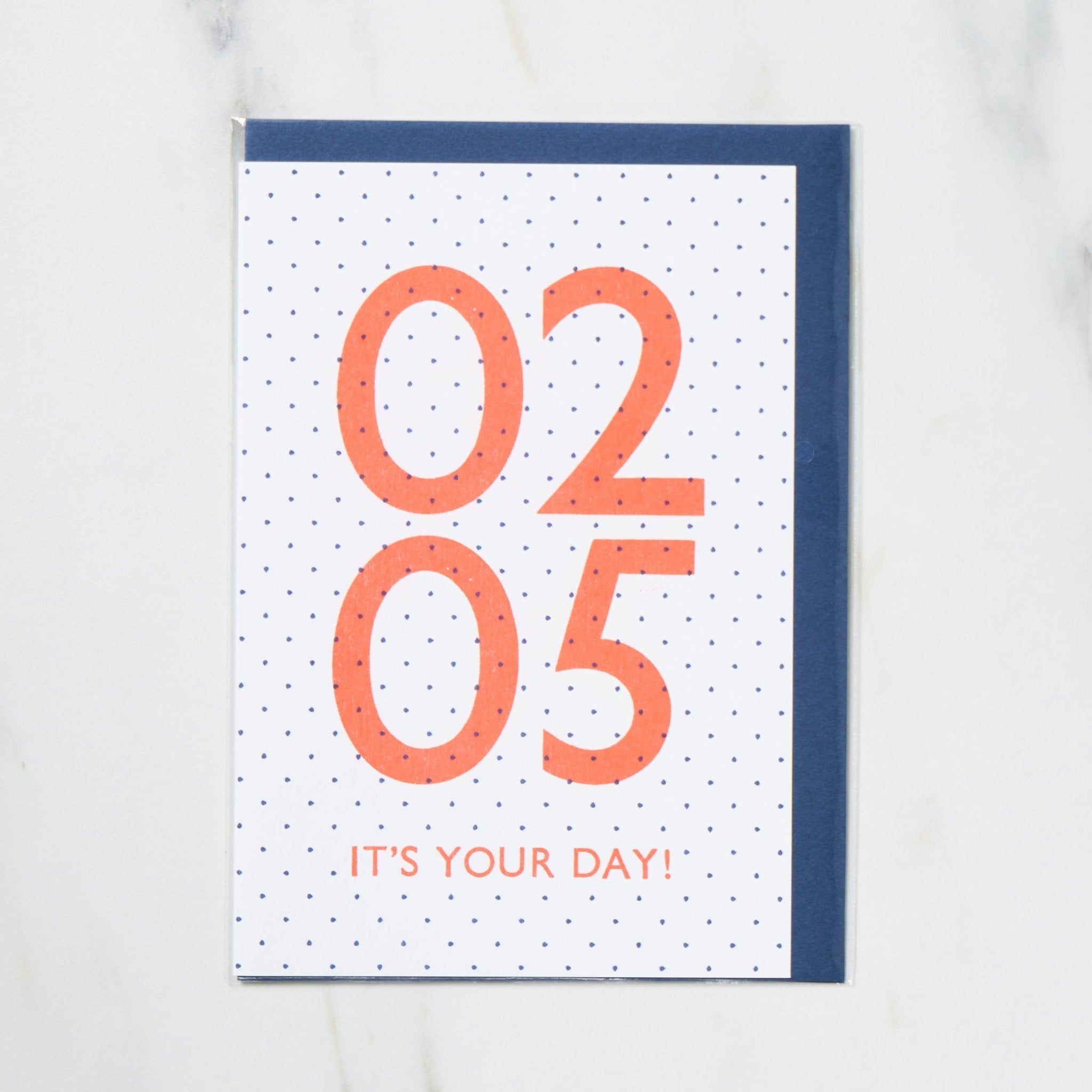 365 Find Your Day Card FEBRUARY / Letterpress Letters