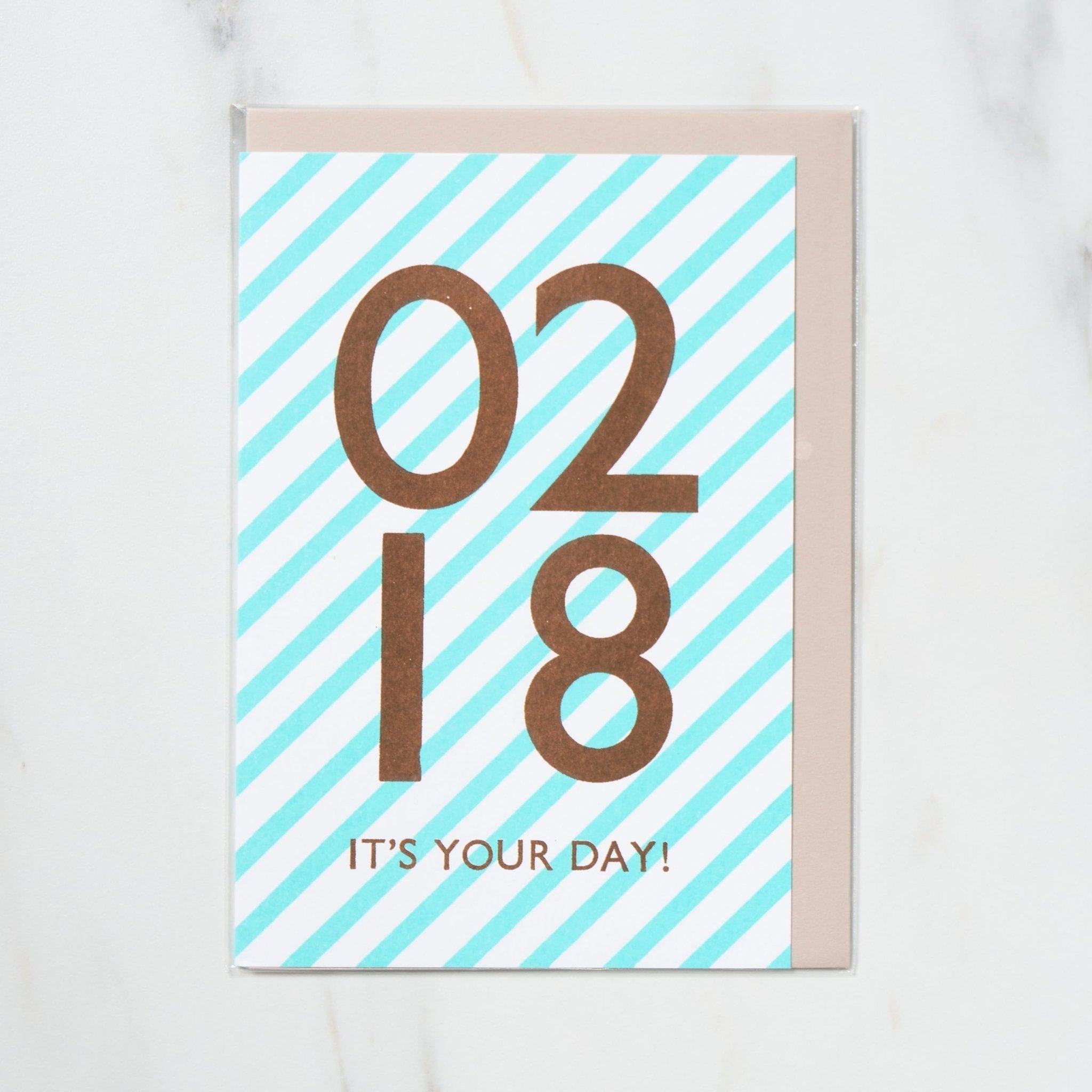 365 Find Your Day Card FEBRUARY / Letterpress Letters