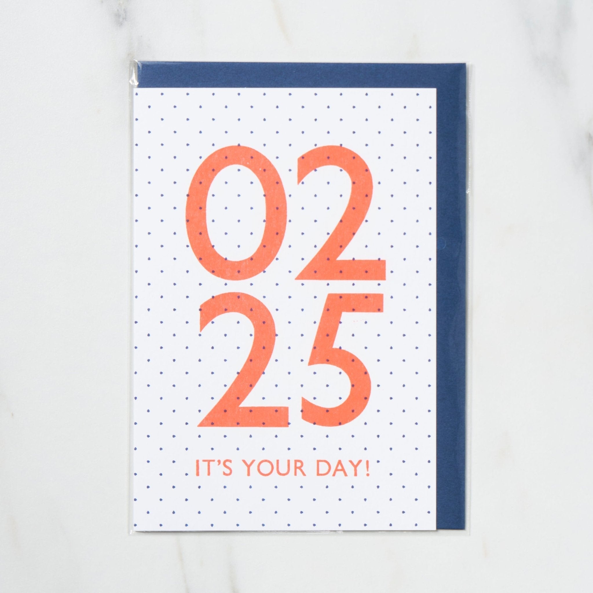 365 Find Your Day Card FEBRUARY / Letterpress Letters