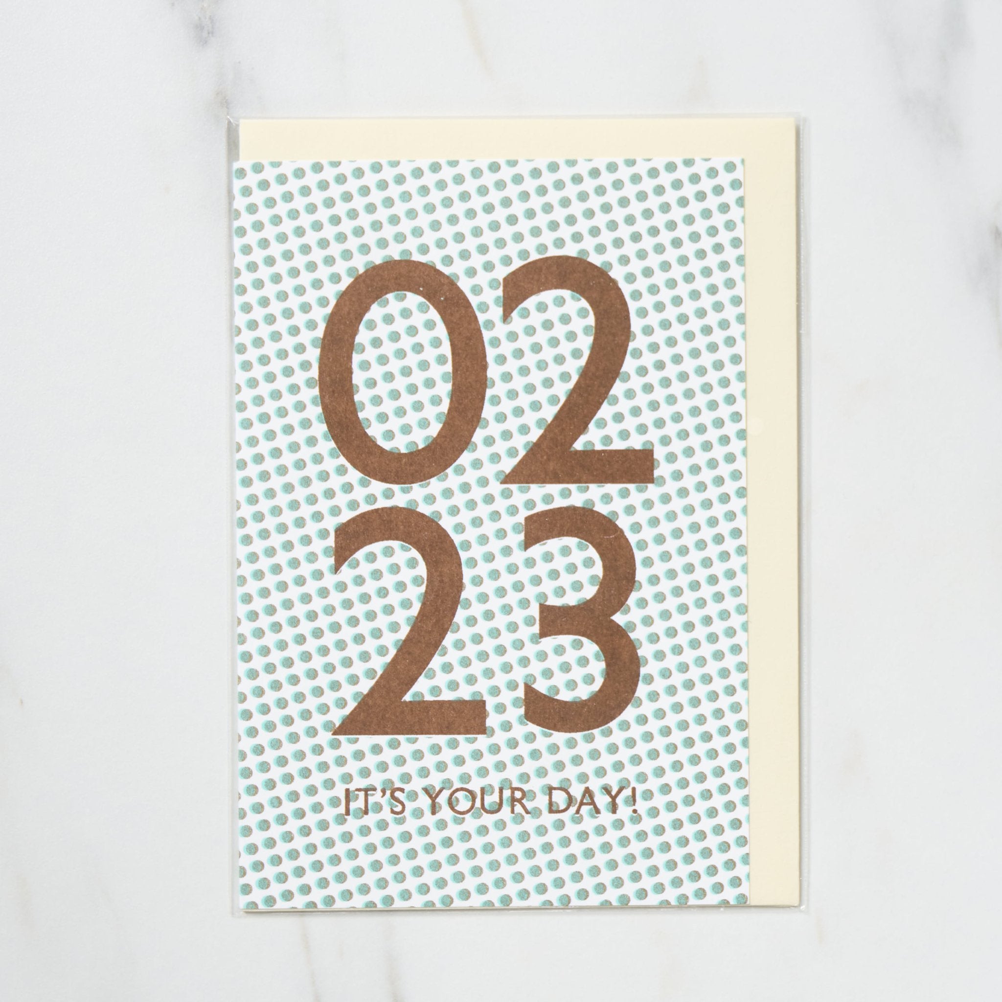 365 Find Your Day Card FEBRUARY / Letterpress Letters
