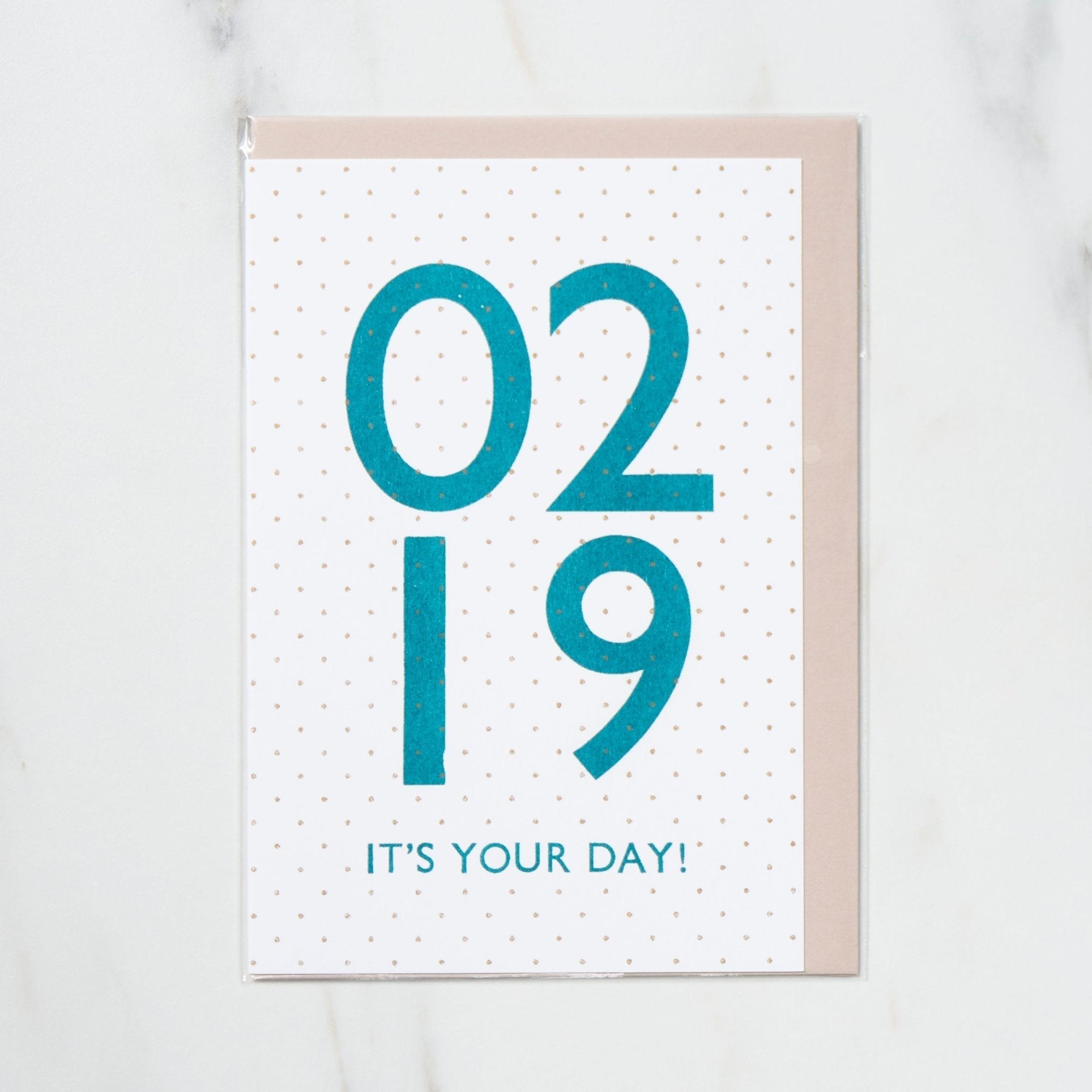 365 Find Your Day Card FEBRUARY / Letterpress Letters
