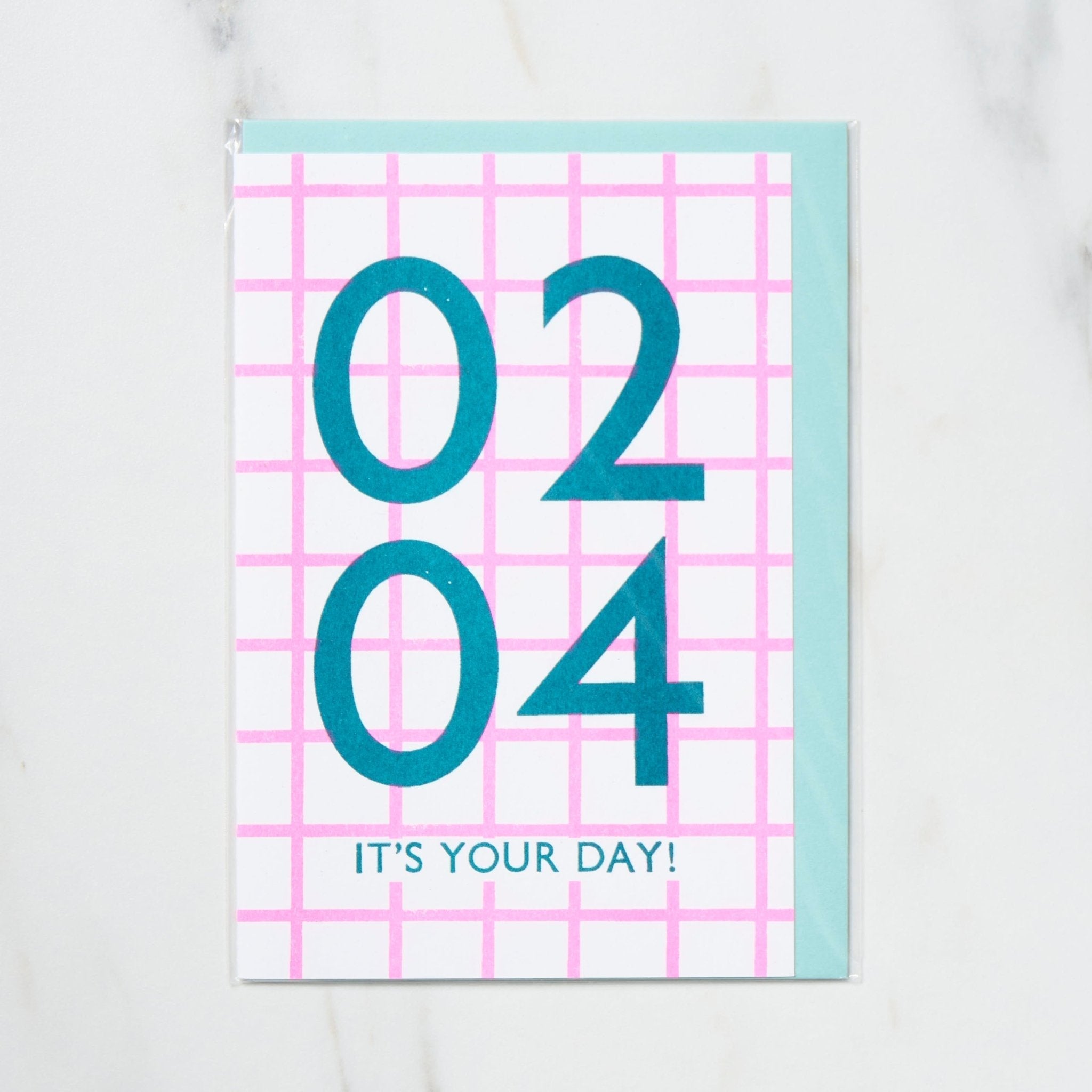 365 Find Your Day Card FEBRUARY / Letterpress Letters