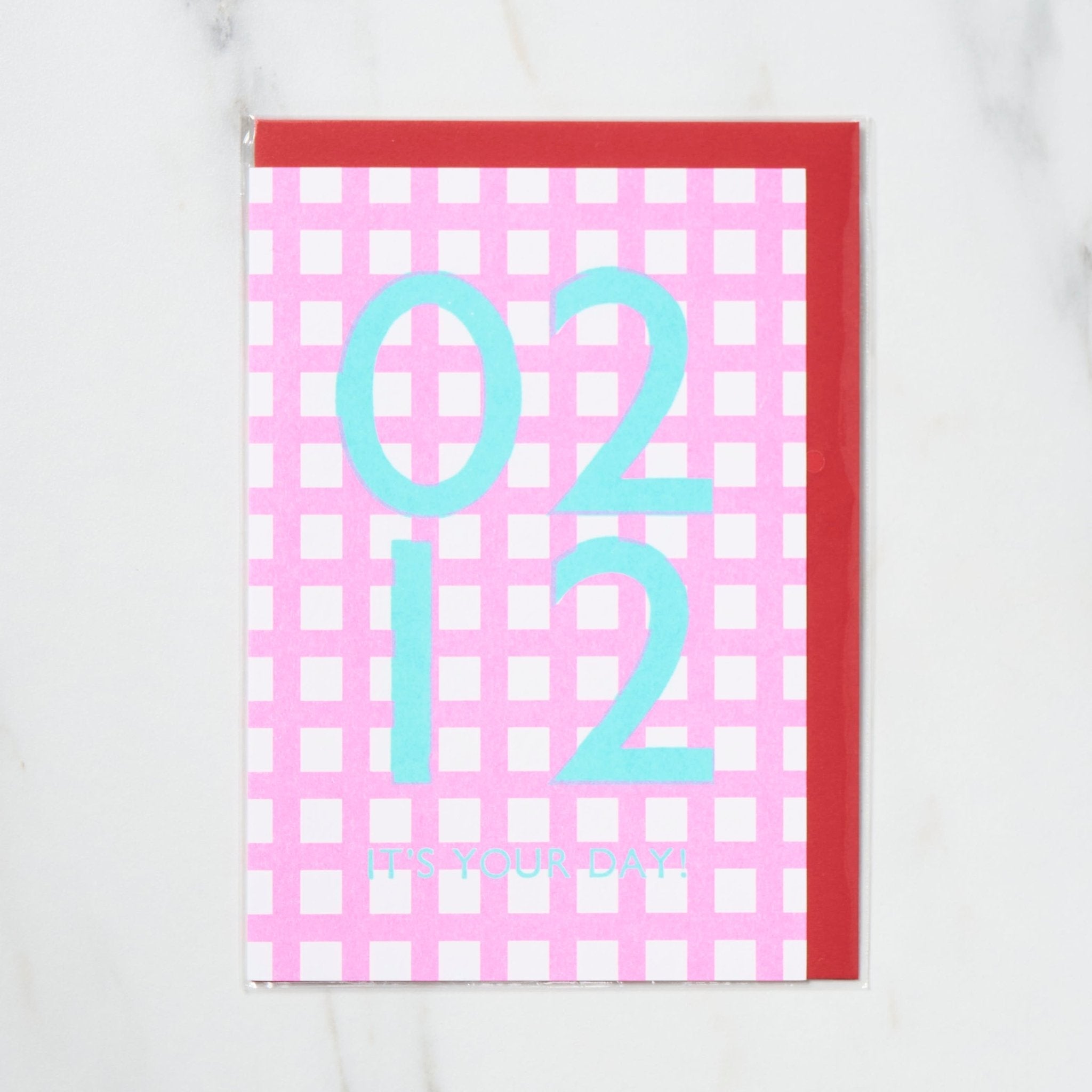 365 Find Your Day Card FEBRUARY / Letterpress Letters