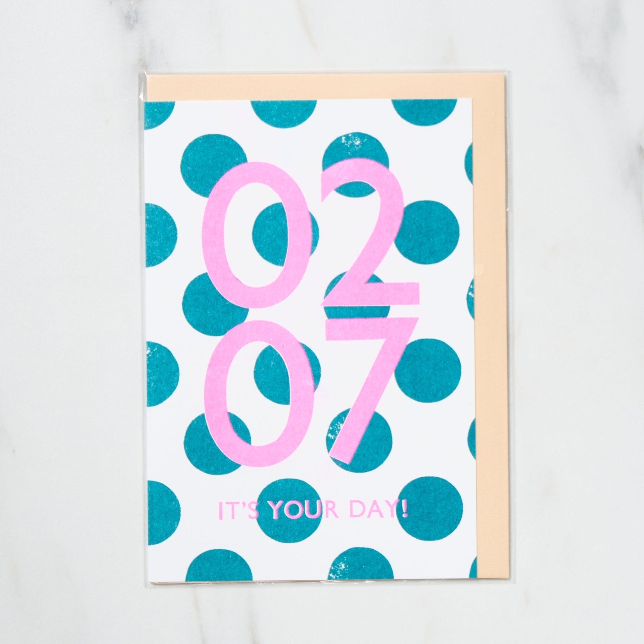 365 Find Your Day Card FEBRUARY / Letterpress Letters