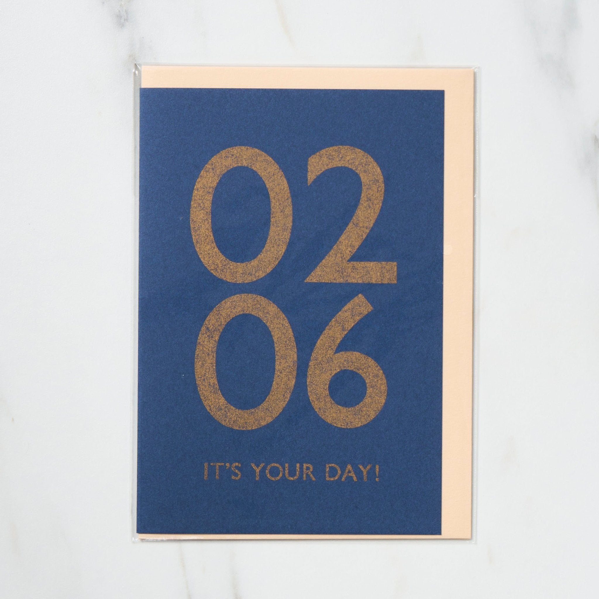 365 Find Your Day Card FEBRUARY / Letterpress Letters