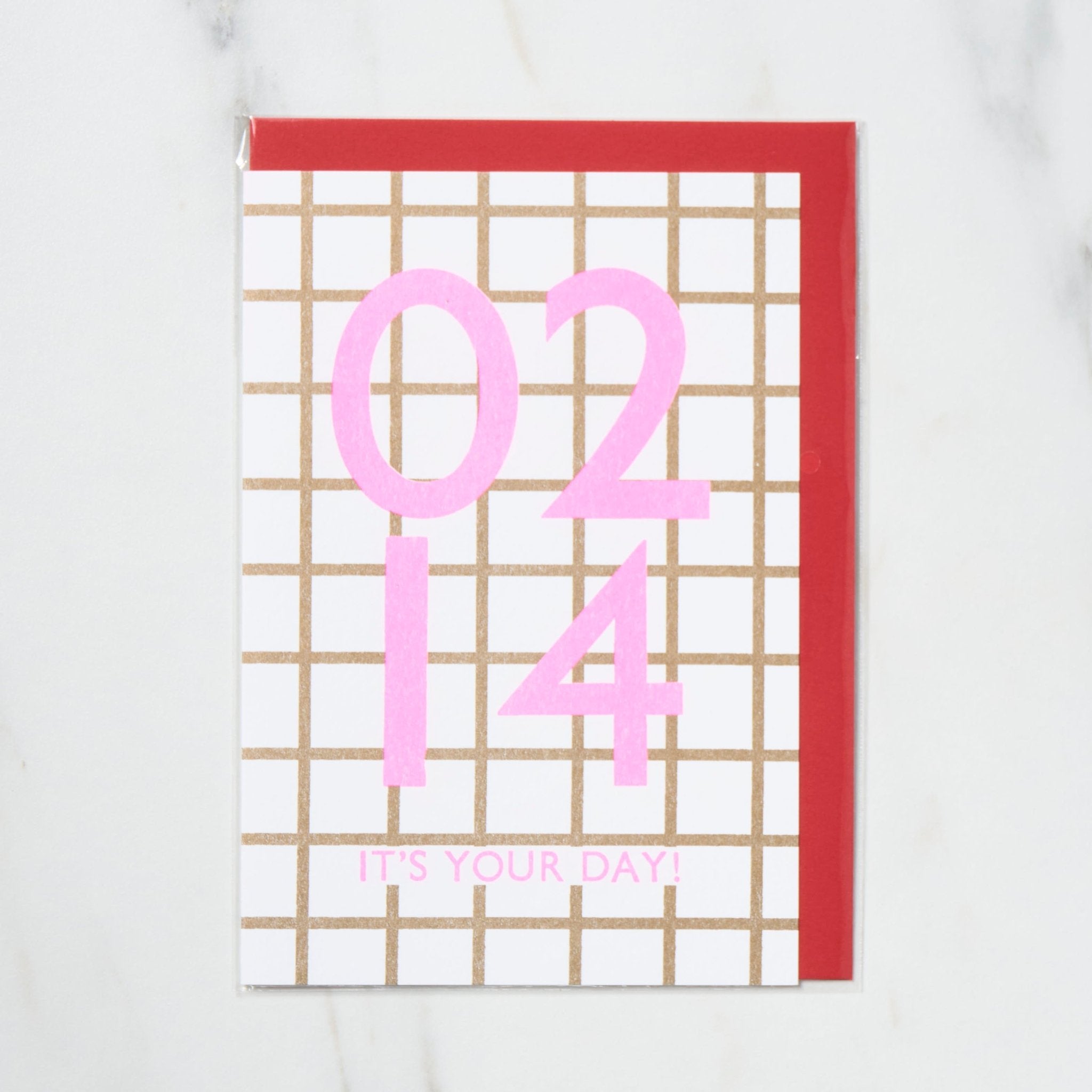 365 Find Your Day Card FEBRUARY / Letterpress Letters