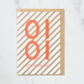 365 Find Your Day Card JANUARY / Letterpress Letters