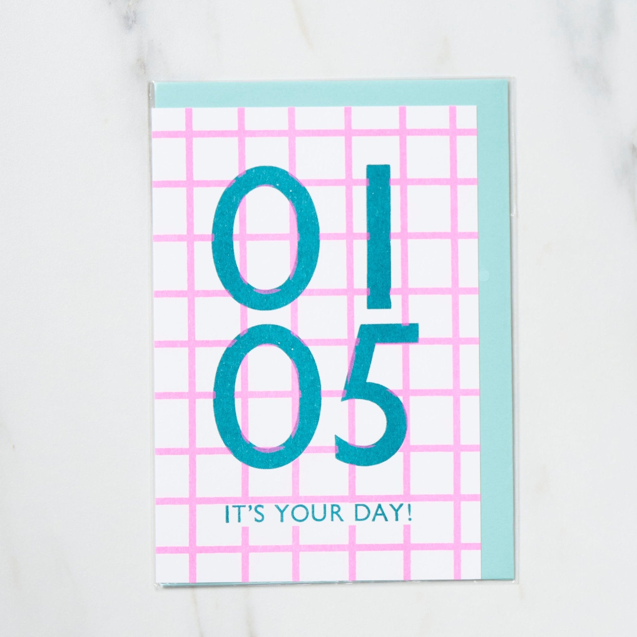 365 Find Your Day Card JANUARY / Letterpress Letters