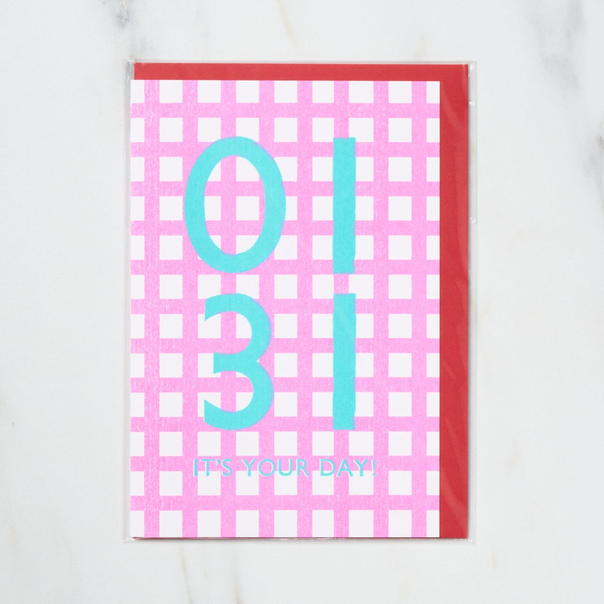 365 Find Your Day Card JANUARY / Letterpress Letters