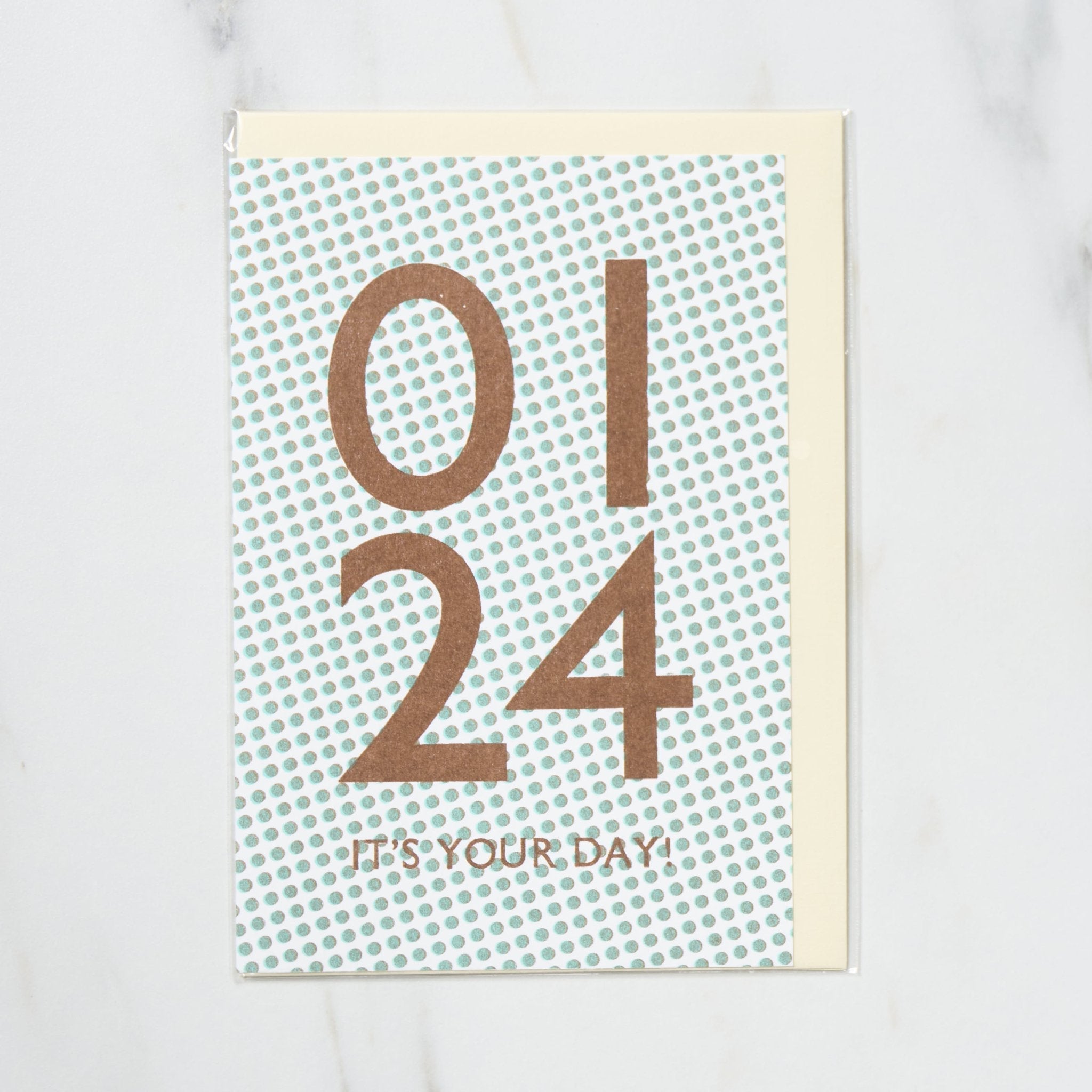 365 Find Your Day Card JANUARY / Letterpress Letters
