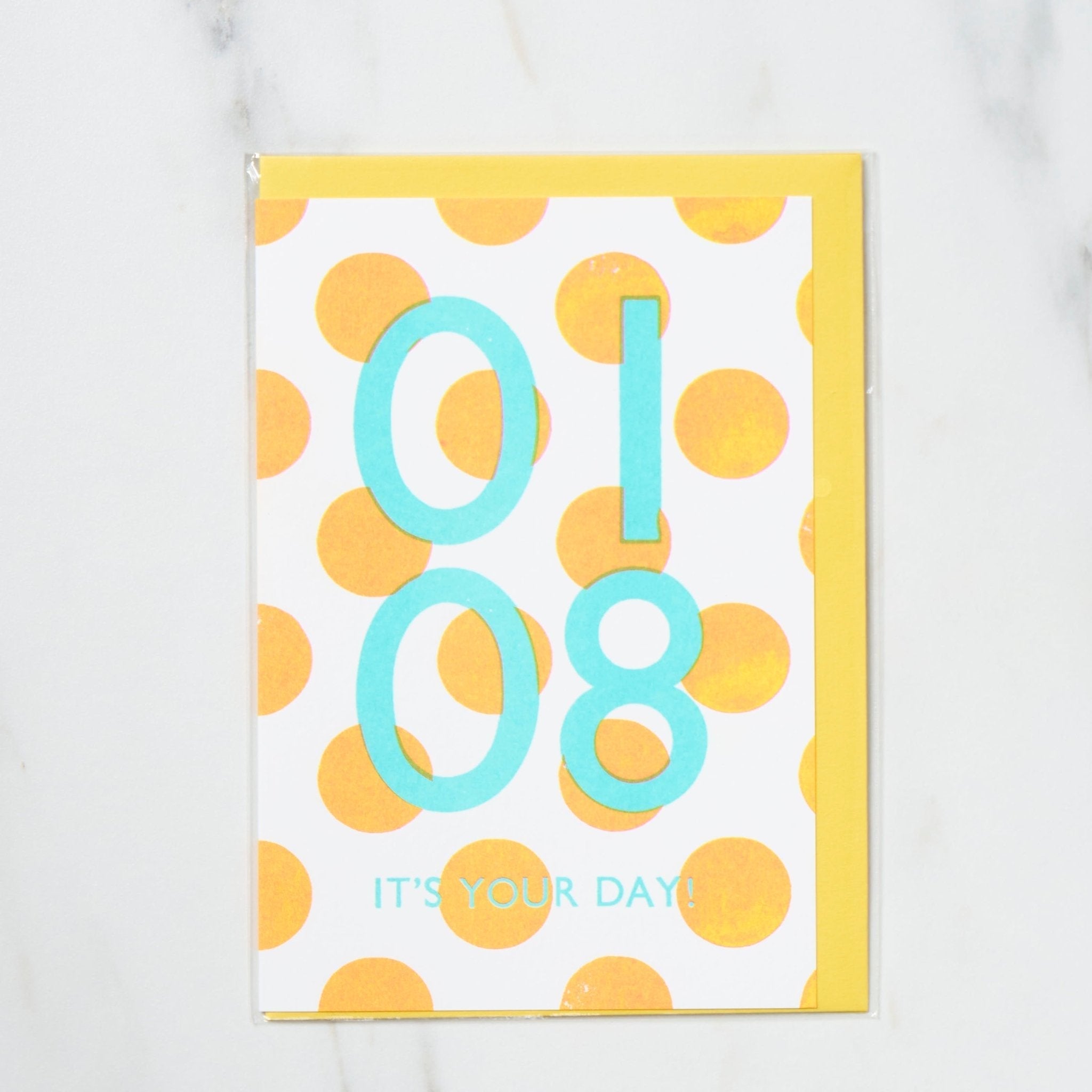 365 Find Your Day Card JANUARY / Letterpress Letters