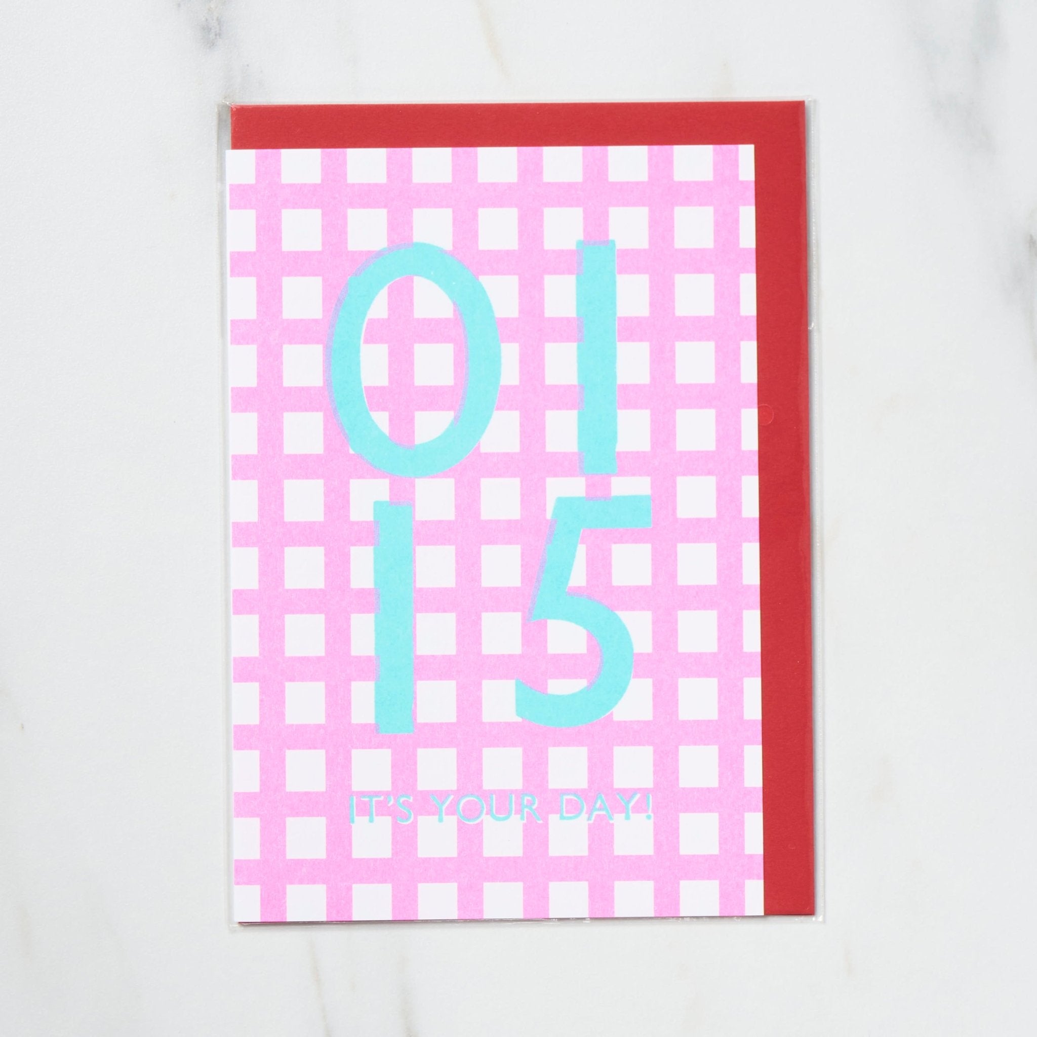 365 Find Your Day Card JANUARY / Letterpress Letters