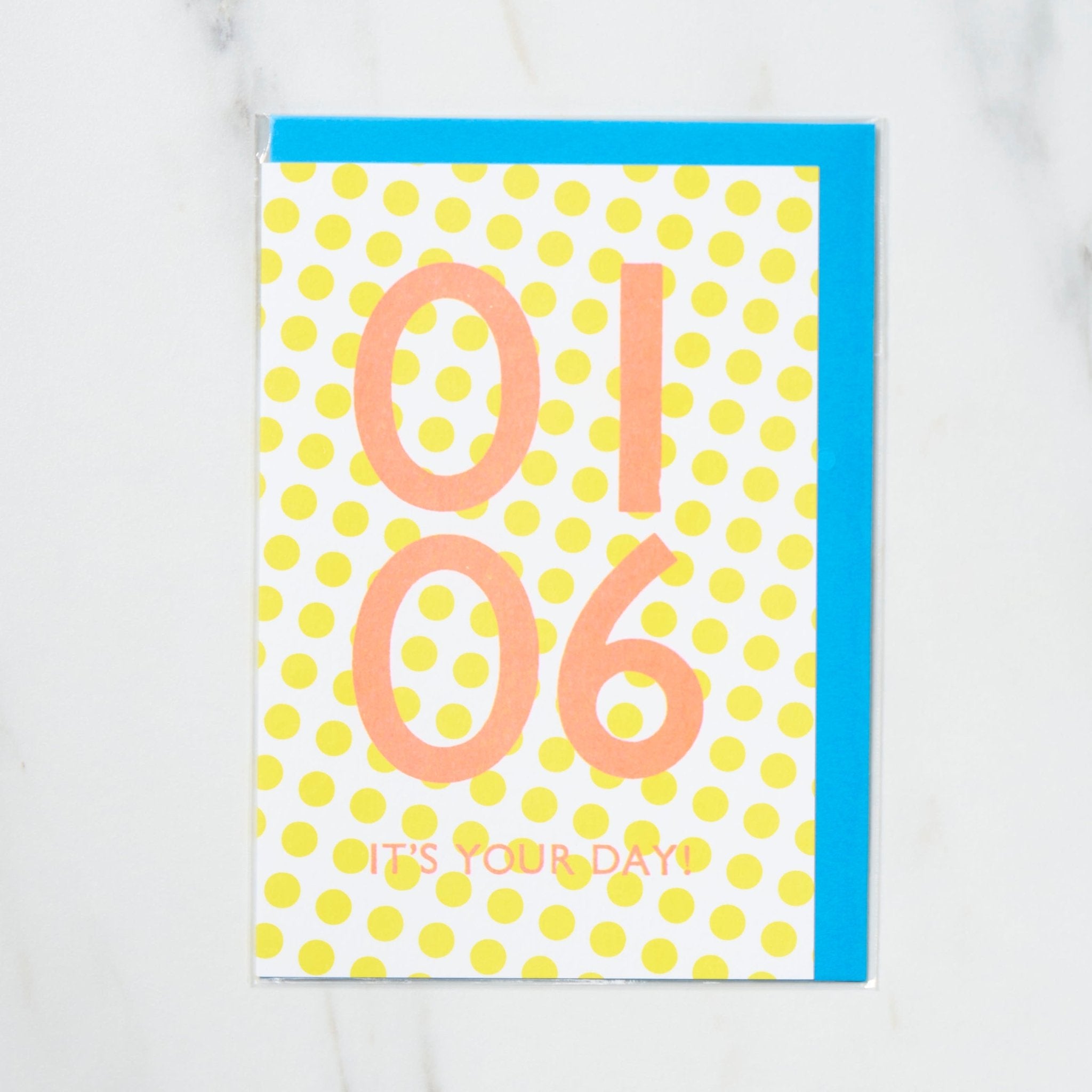 365 Find Your Day Card JANUARY / Letterpress Letters