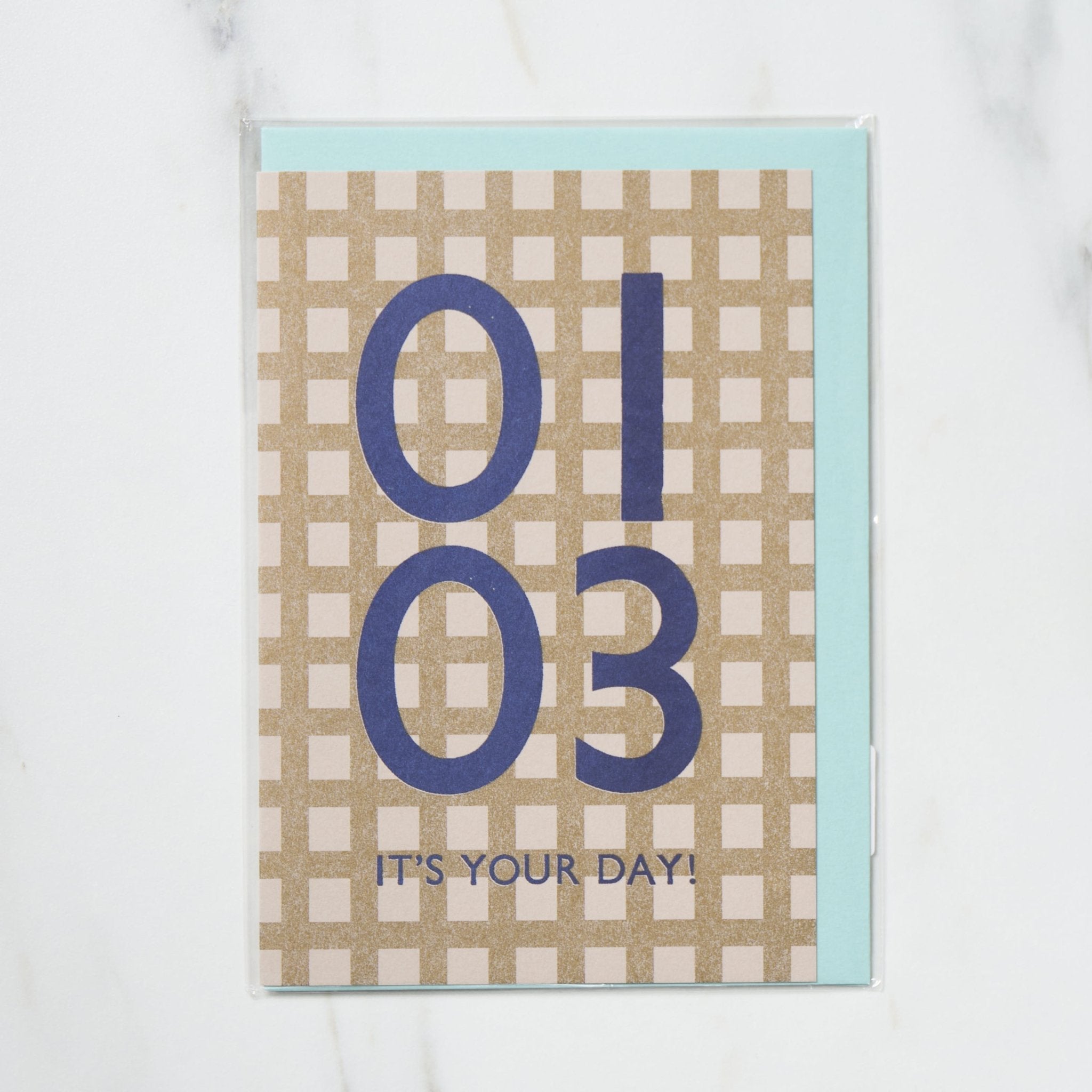 365 Find Your Day Card JANUARY / Letterpress Letters
