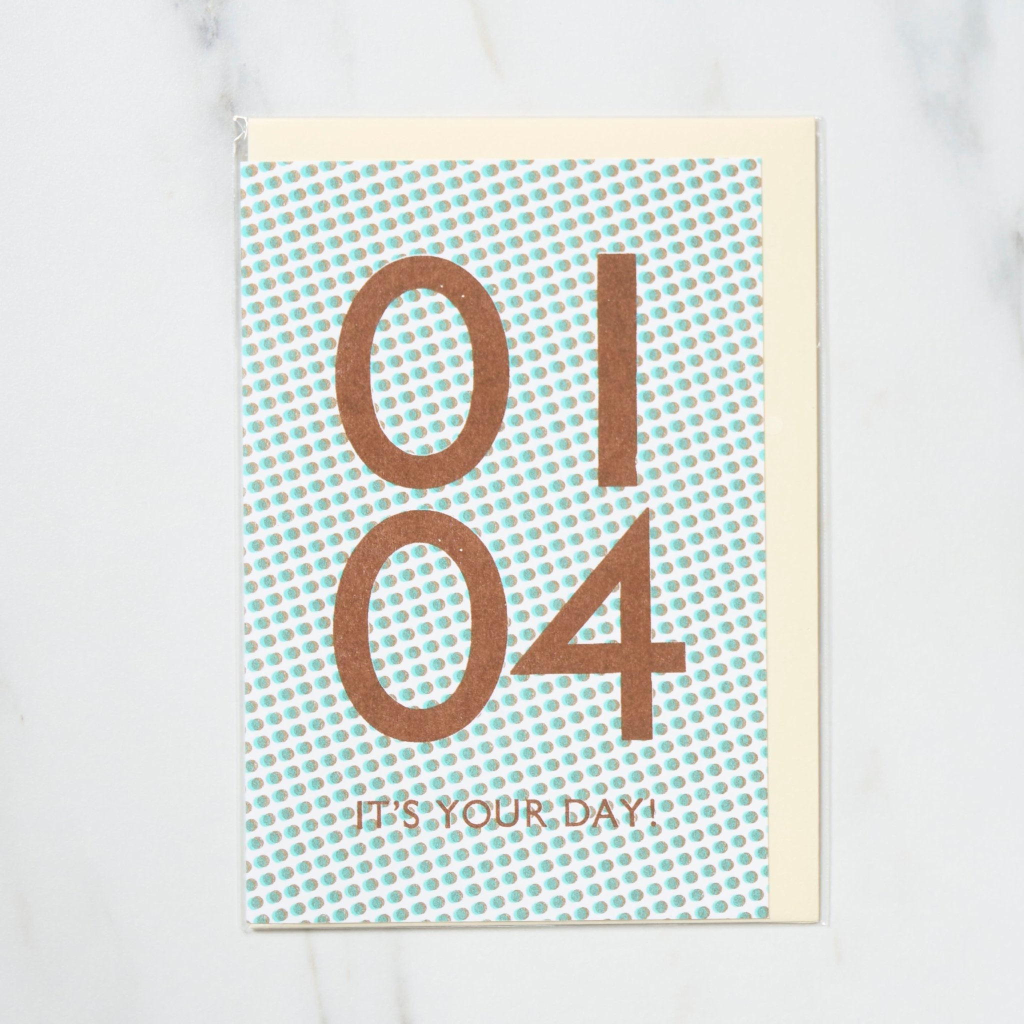 365 Find Your Day Card JANUARY / Letterpress Letters