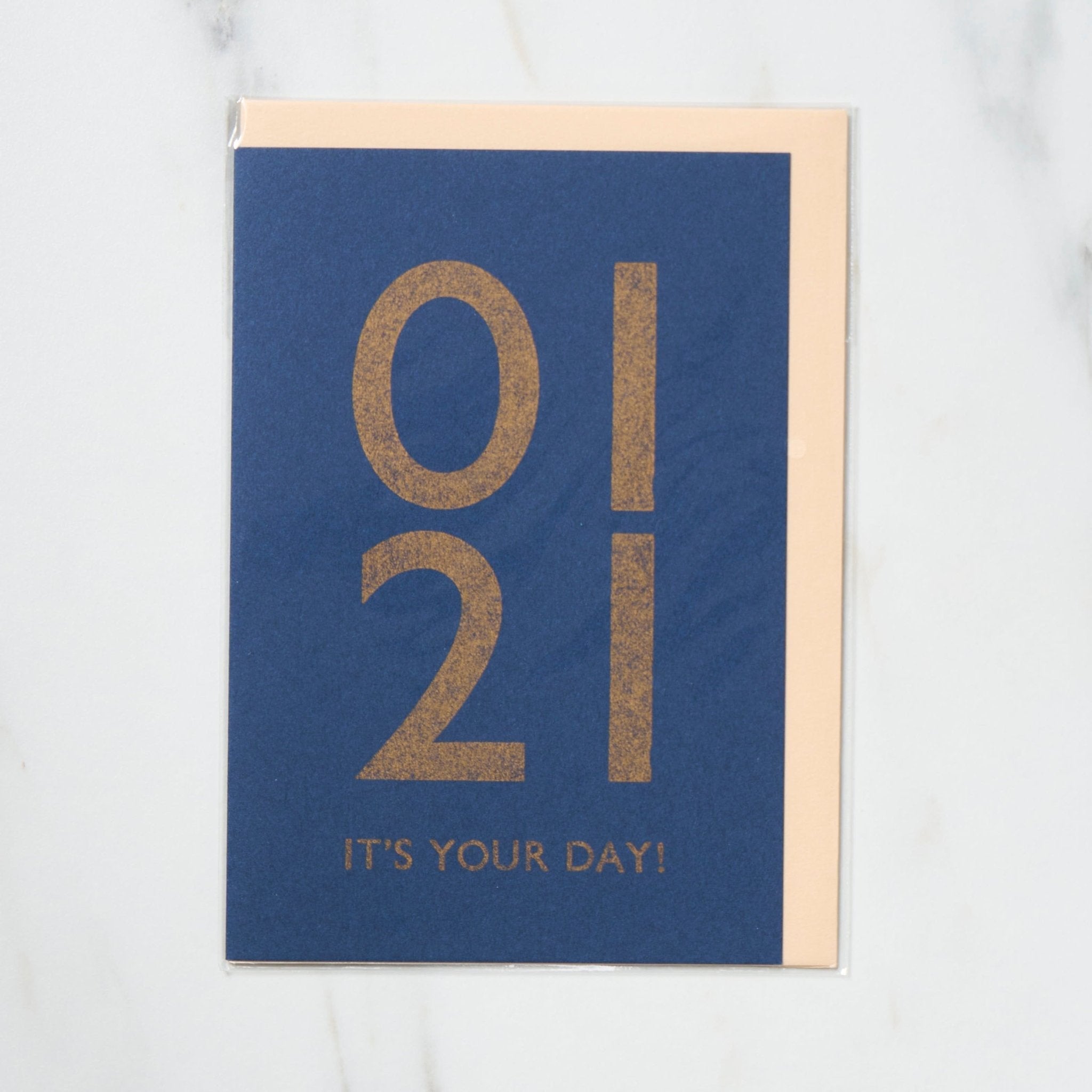 365 Find Your Day Card JANUARY / Letterpress Letters