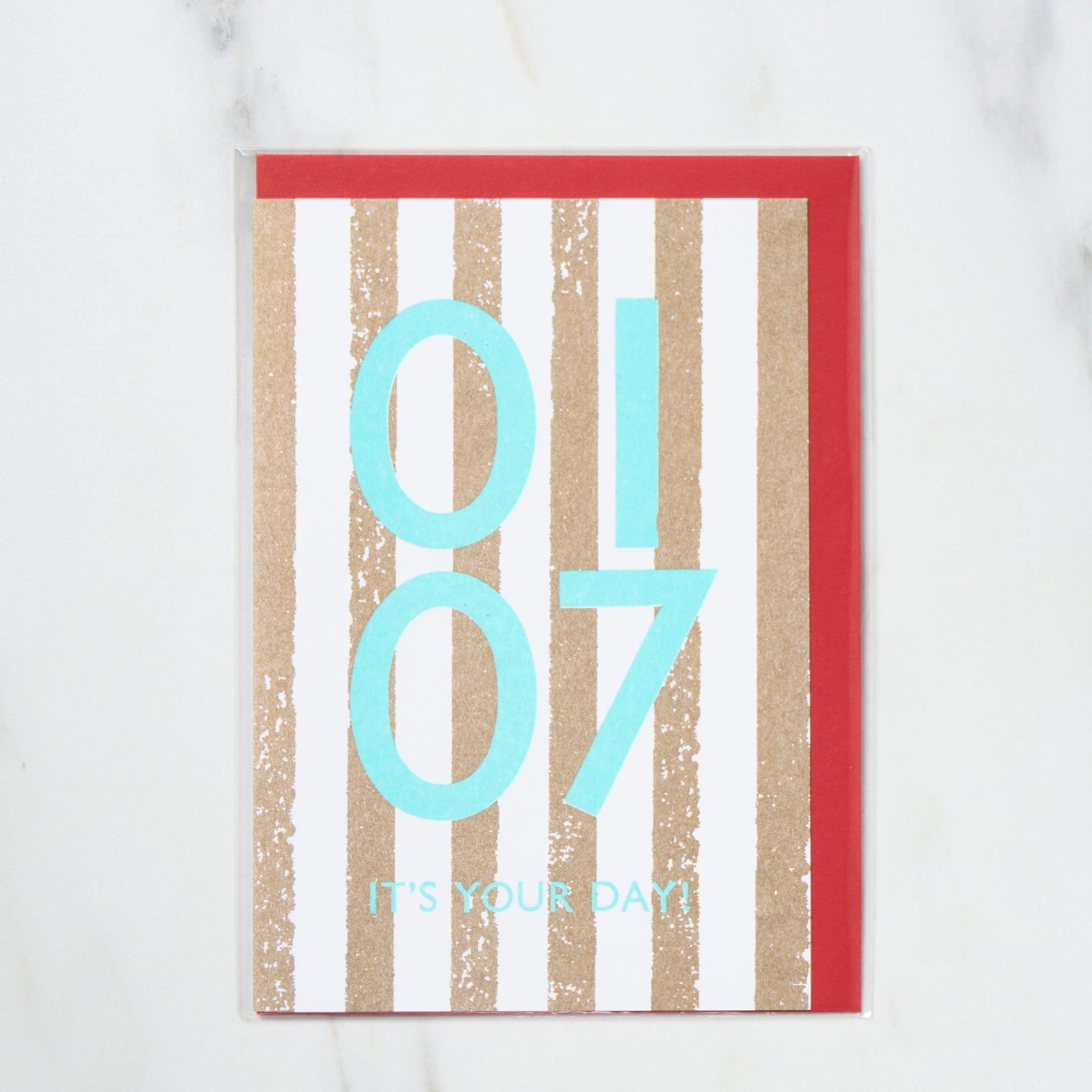 365 Find Your Day Card JANUARY / Letterpress Letters
