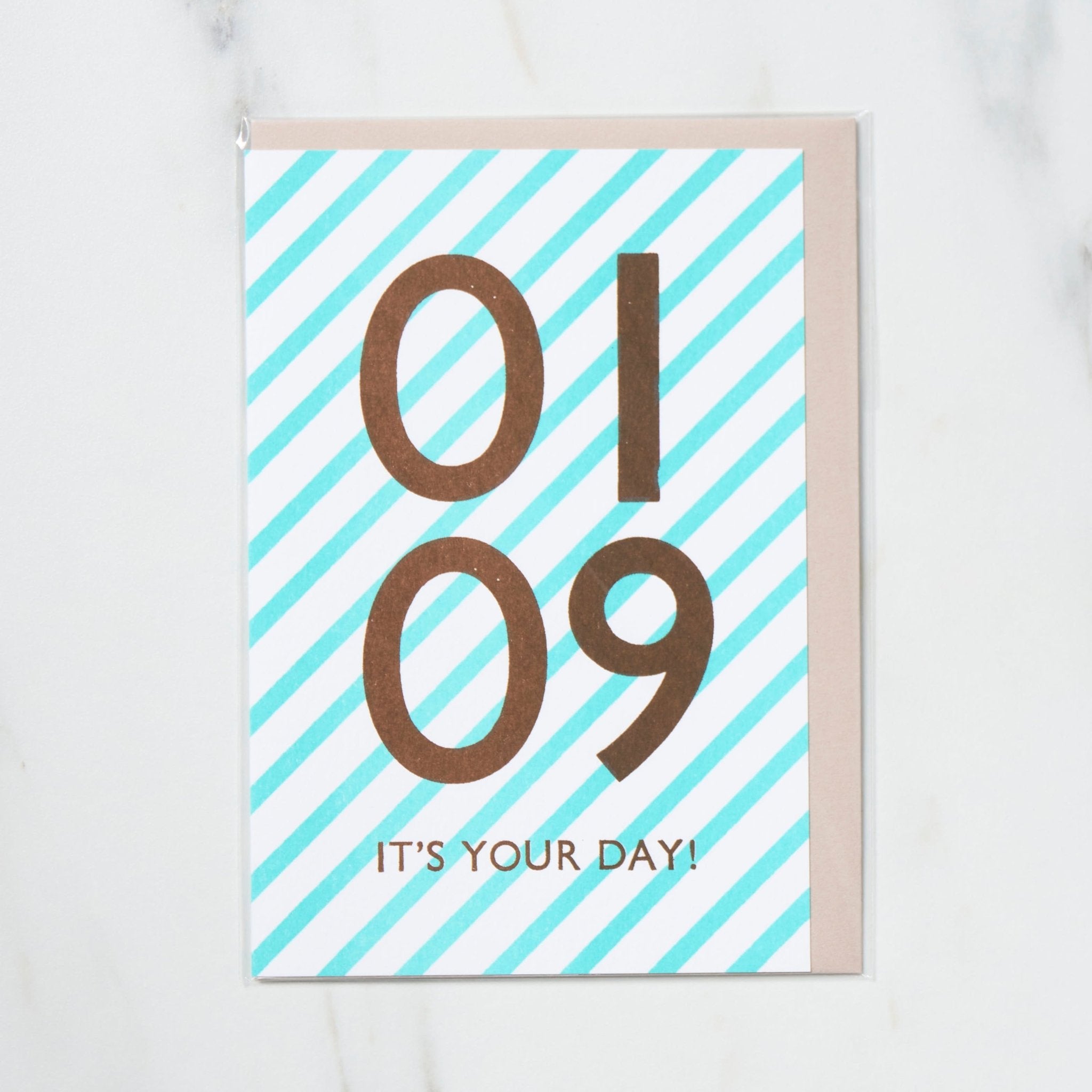 365 Find Your Day Card JANUARY / Letterpress Letters