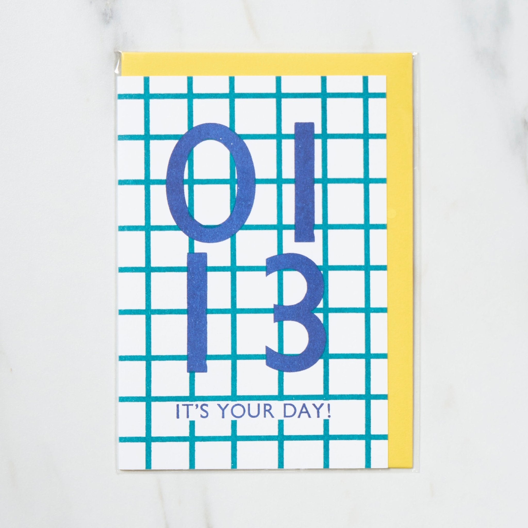 365 Find Your Day Card JANUARY / Letterpress Letters