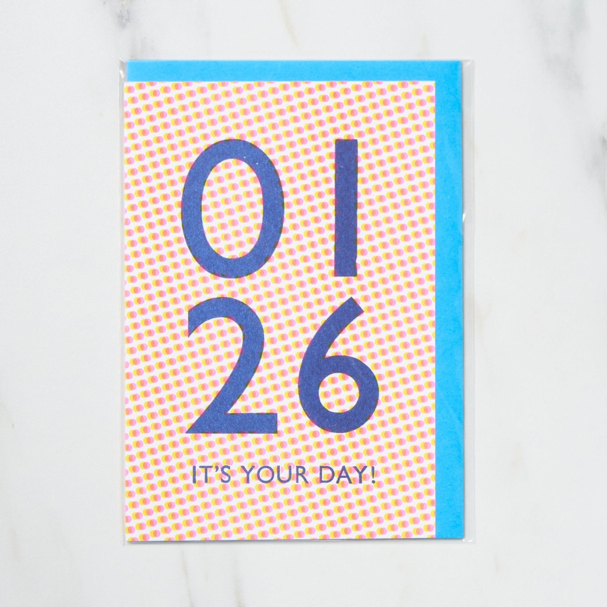 365 Find Your Day Card JANUARY / Letterpress Letters