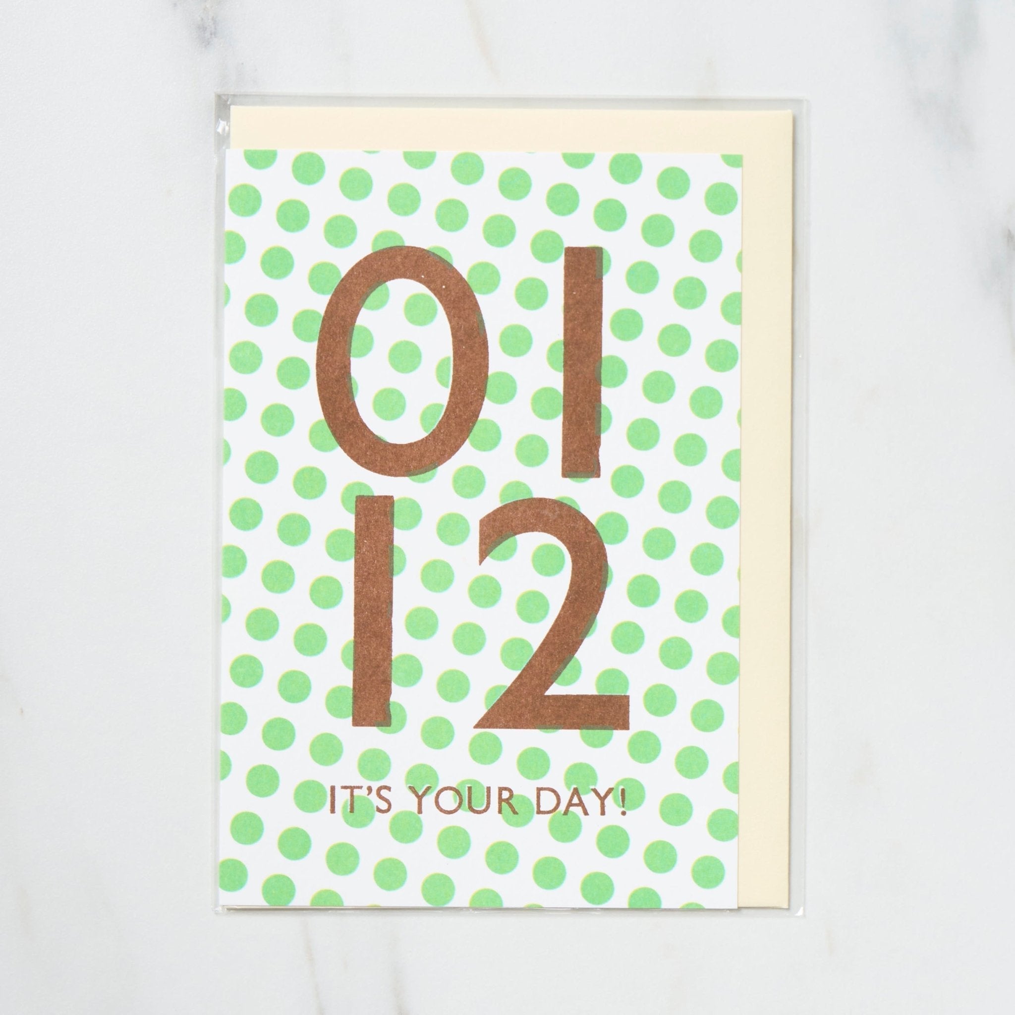 365 Find Your Day Card JANUARY / Letterpress Letters