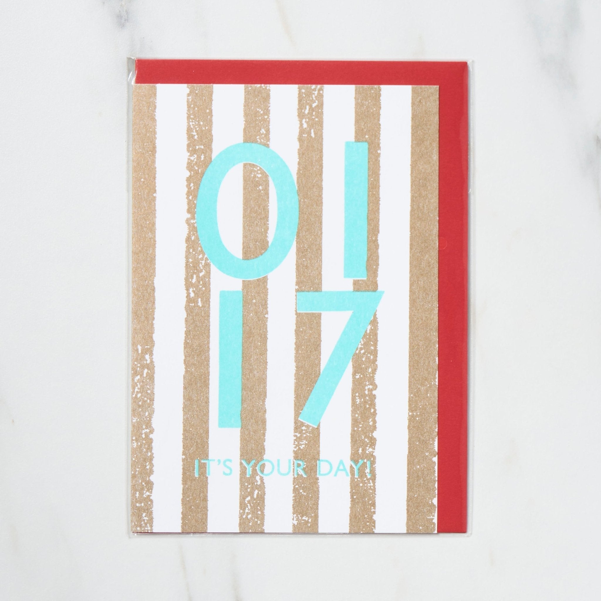 365 Find Your Day Card JANUARY / Letterpress Letters