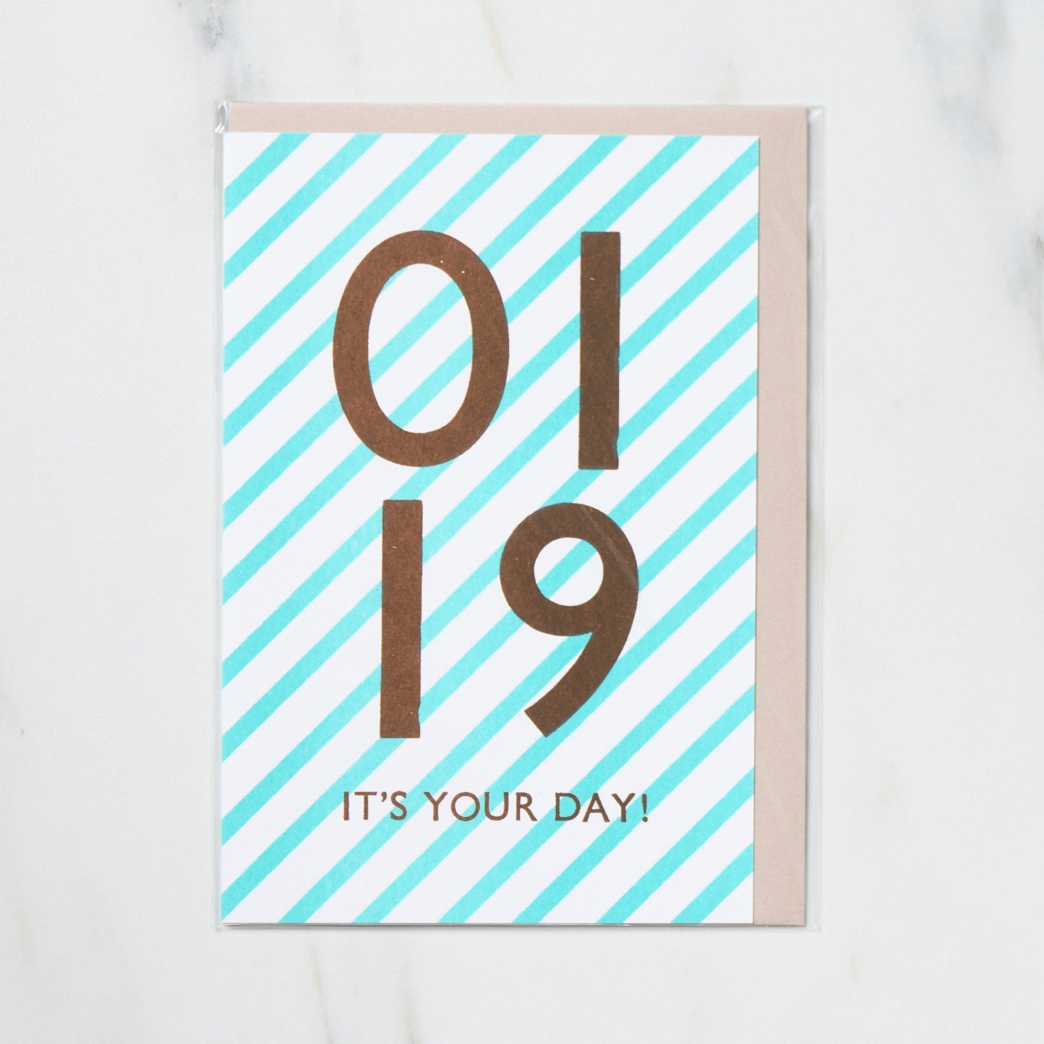 365 Find Your Day Card JANUARY / Letterpress Letters