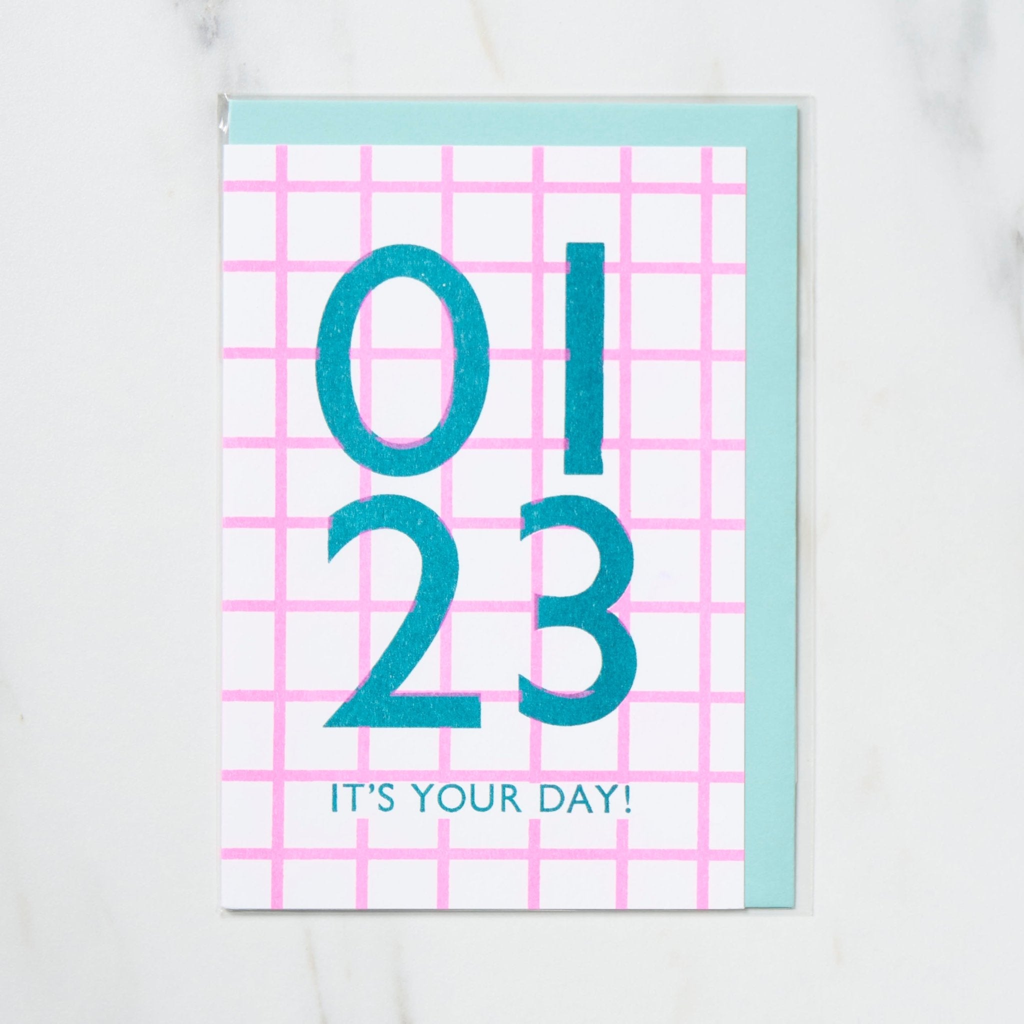 365 Find Your Day Card JANUARY / Letterpress Letters