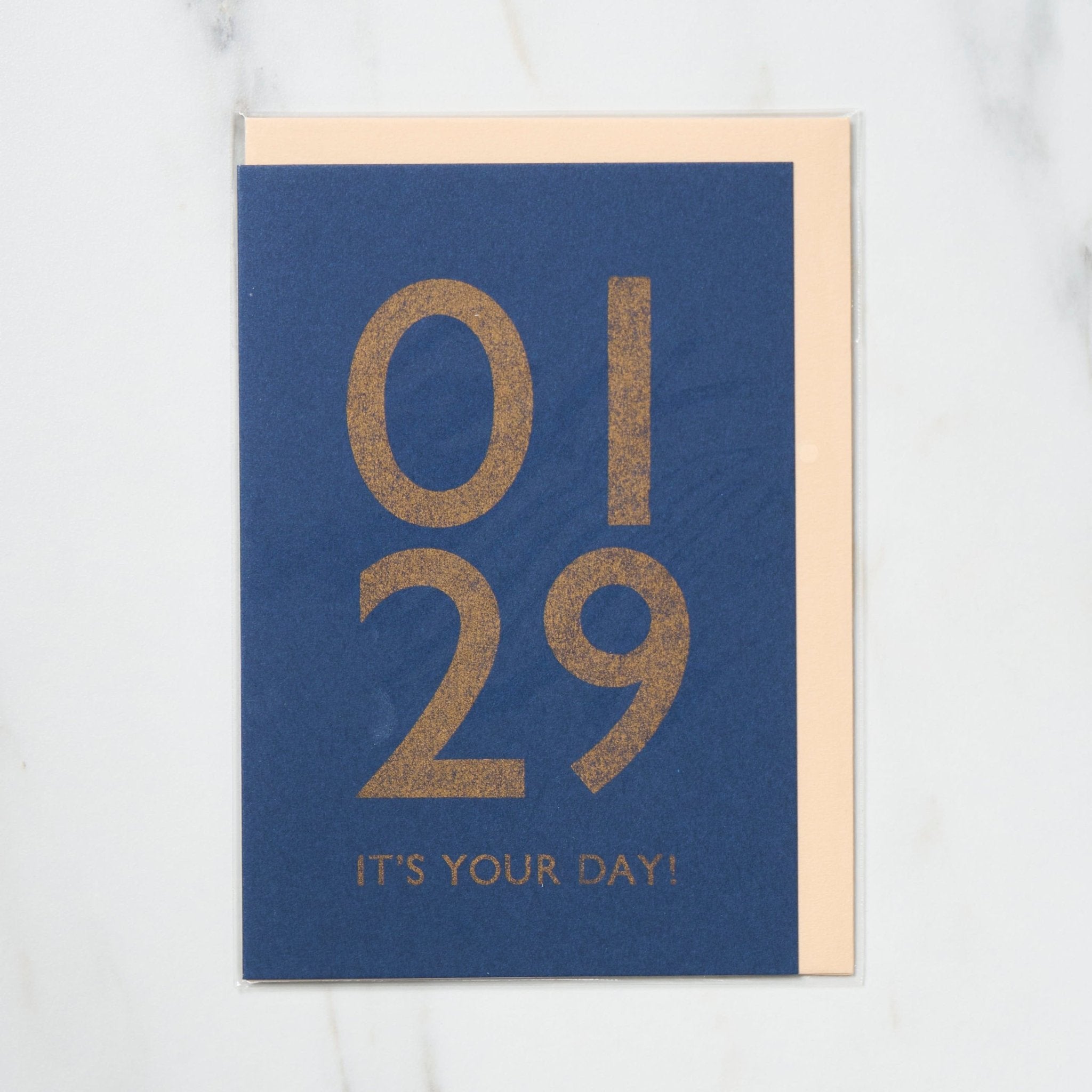 365 Find Your Day Card JANUARY / Letterpress Letters