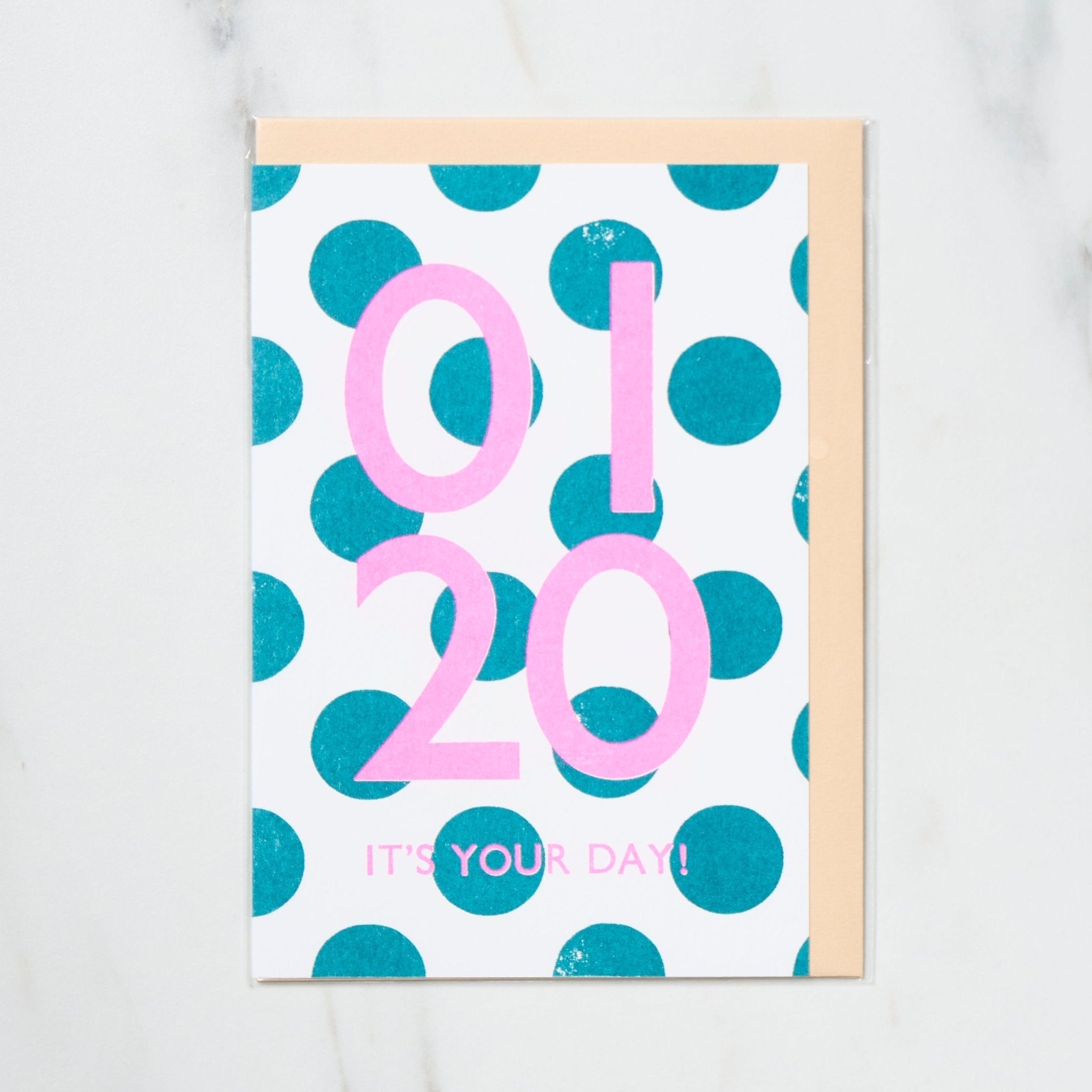 365 Find Your Day Card JANUARY / Letterpress Letters