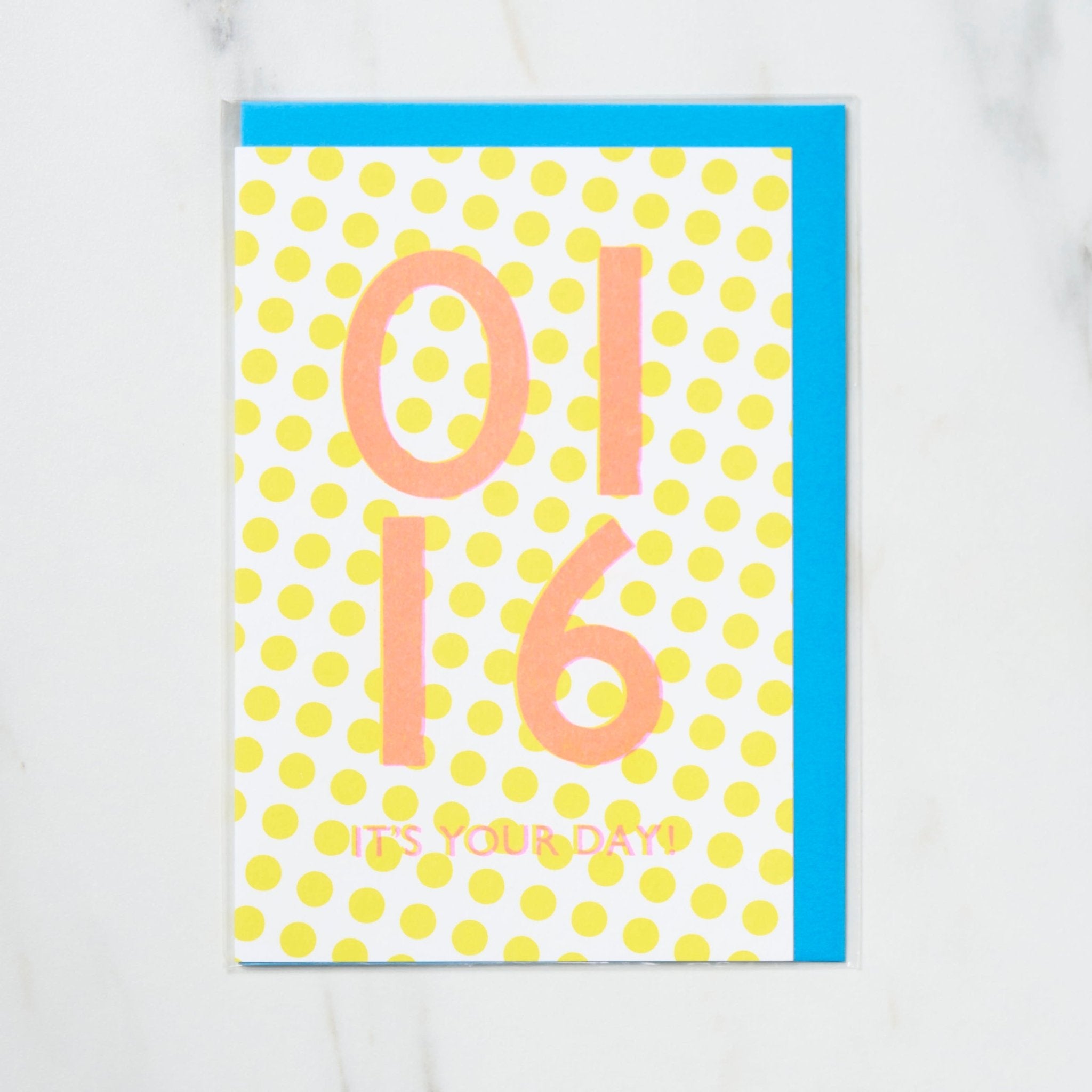 365 Find Your Day Card JANUARY / Letterpress Letters