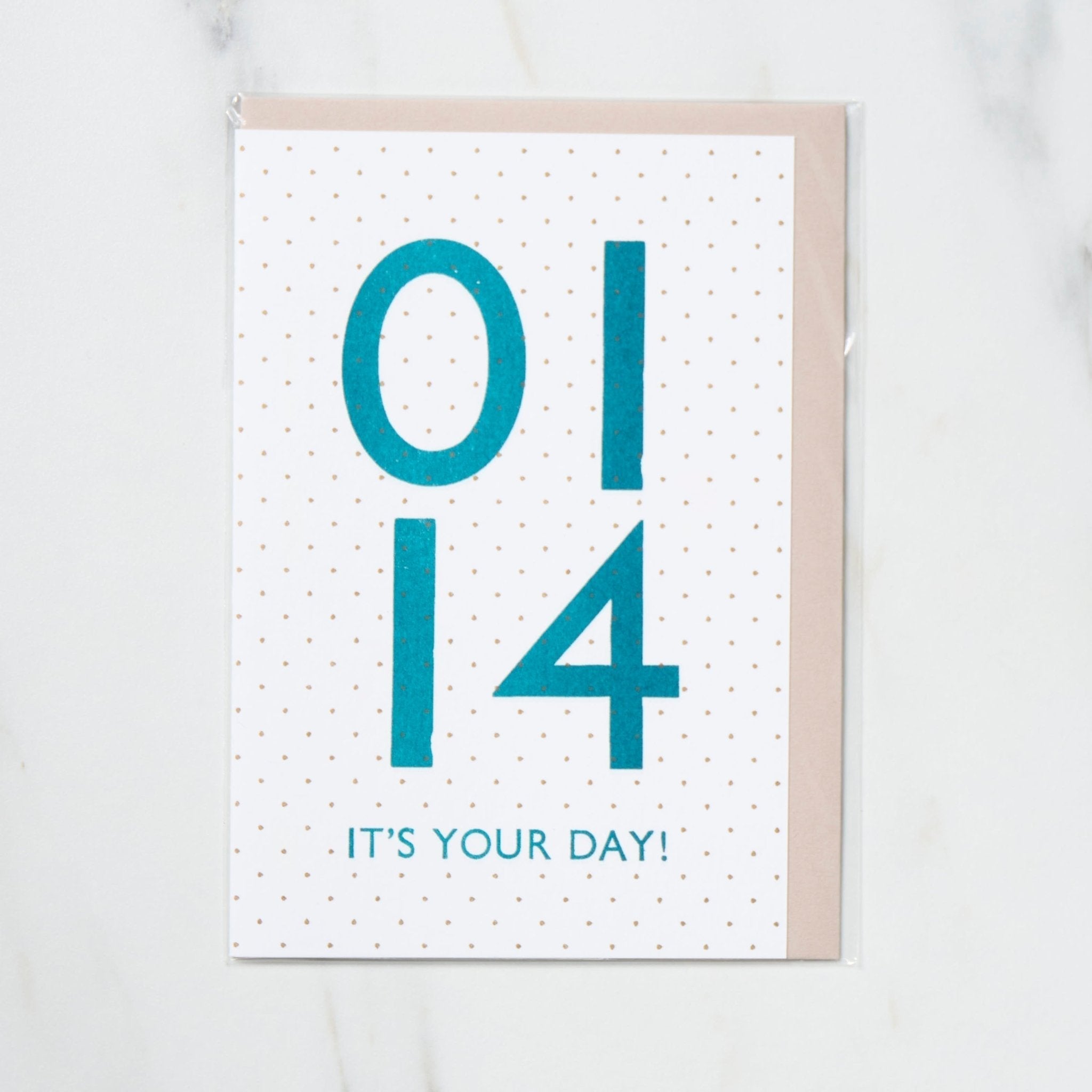 365 Find Your Day Card JANUARY / Letterpress Letters