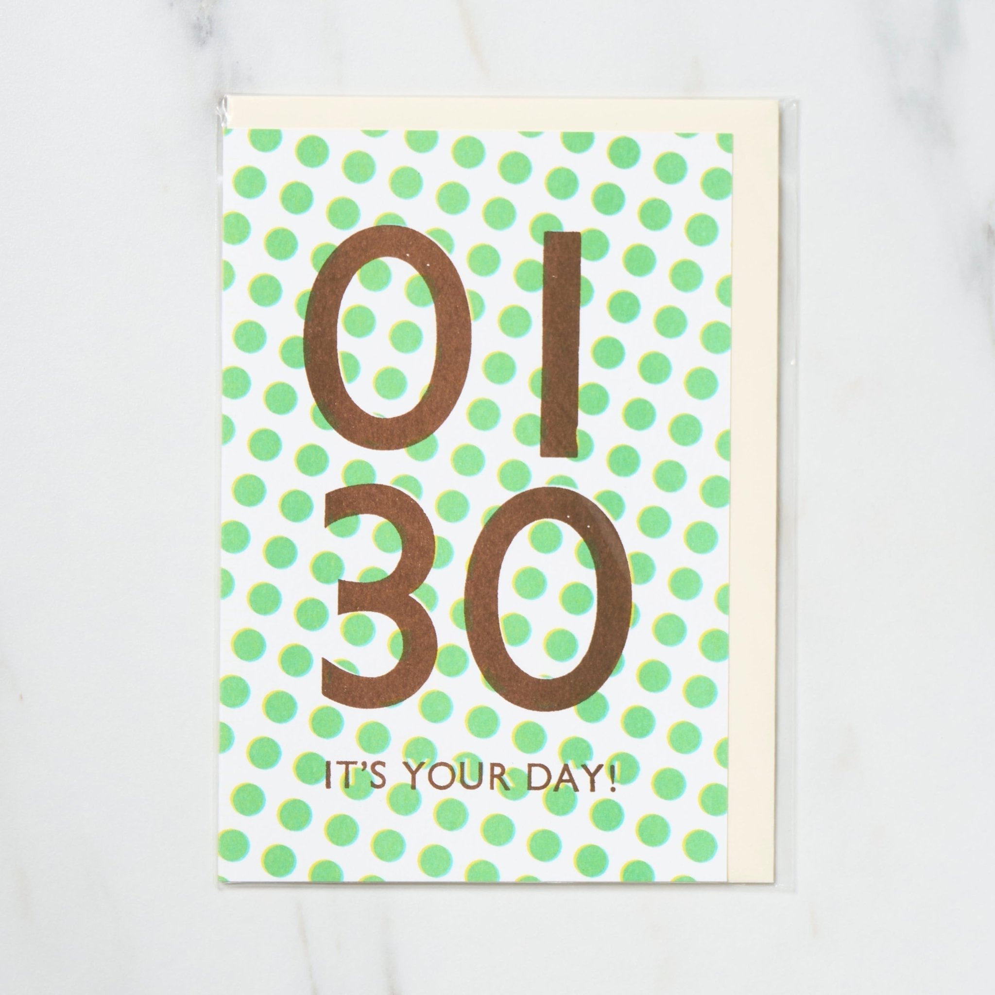 365 Find Your Day Card JANUARY / Letterpress Letters