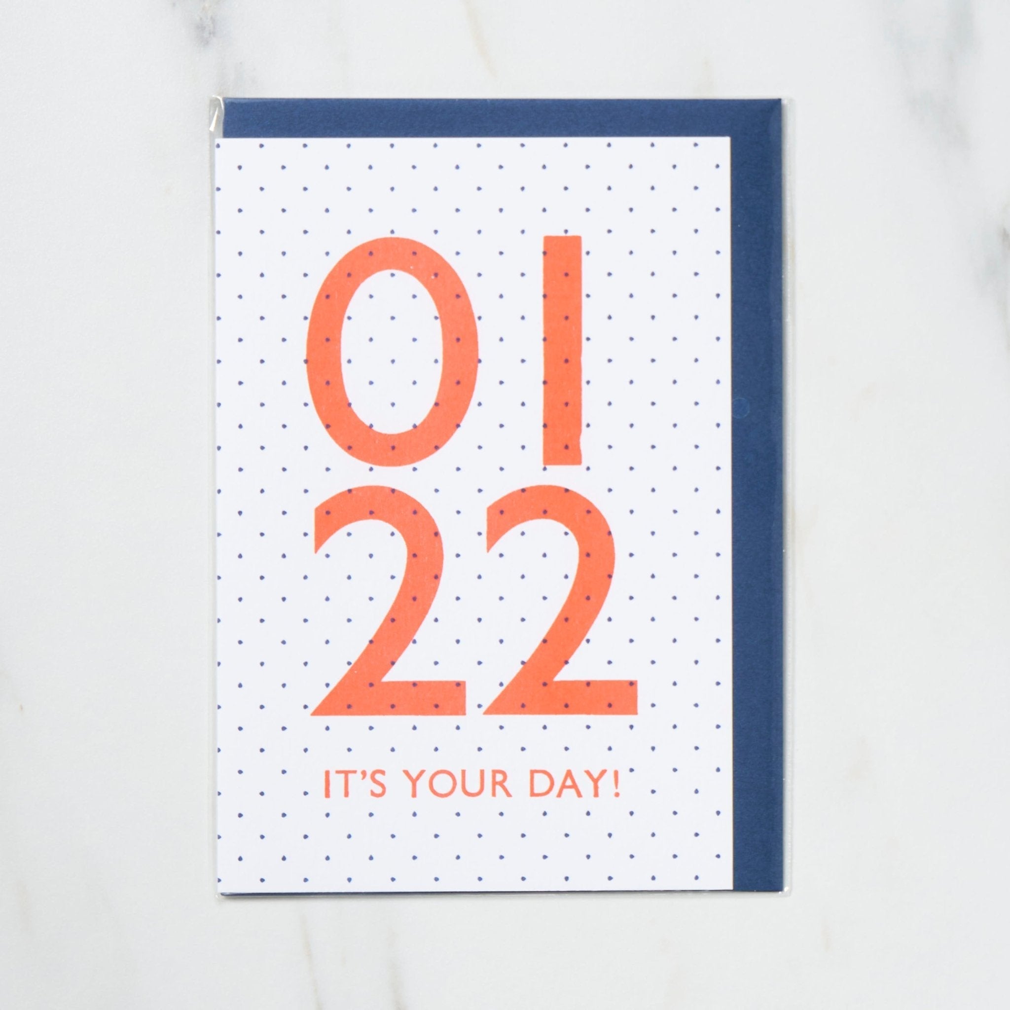 365 Find Your Day Card JANUARY / Letterpress Letters