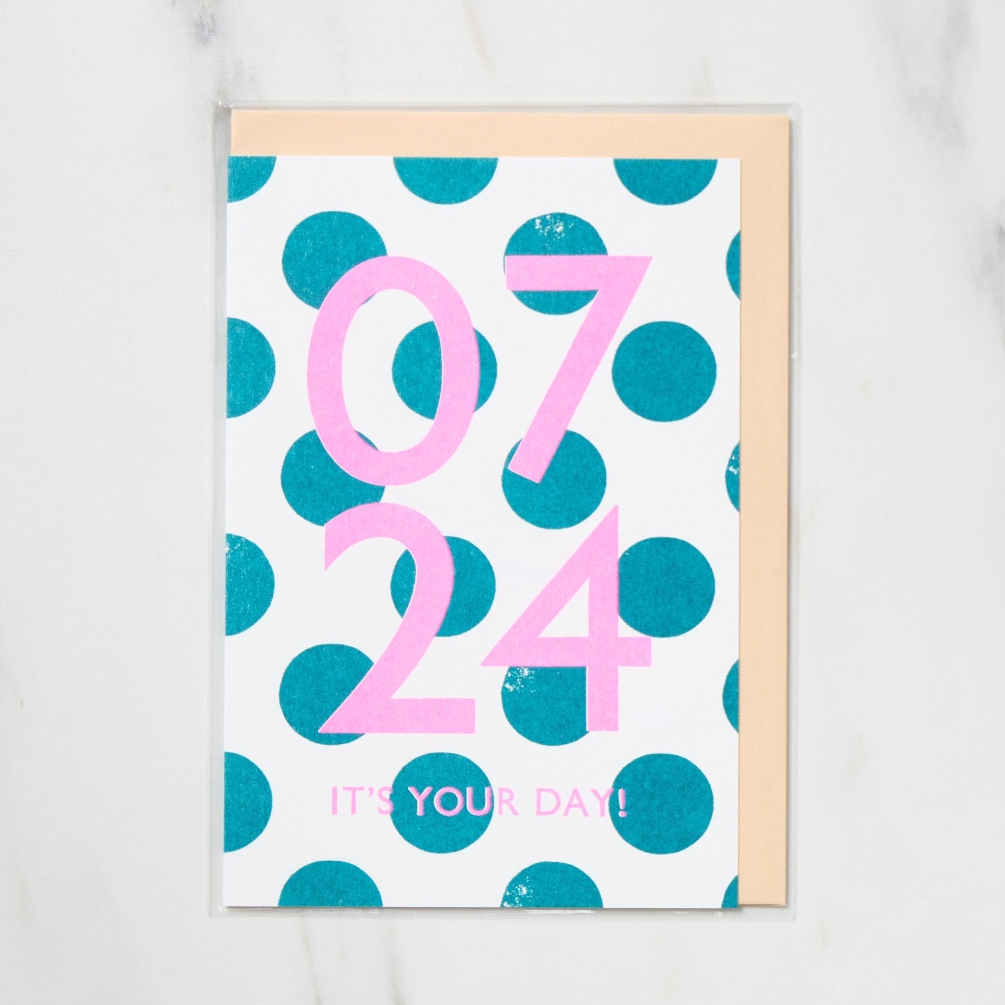 365 Find Your Day Card JULY / Letterpress Letters