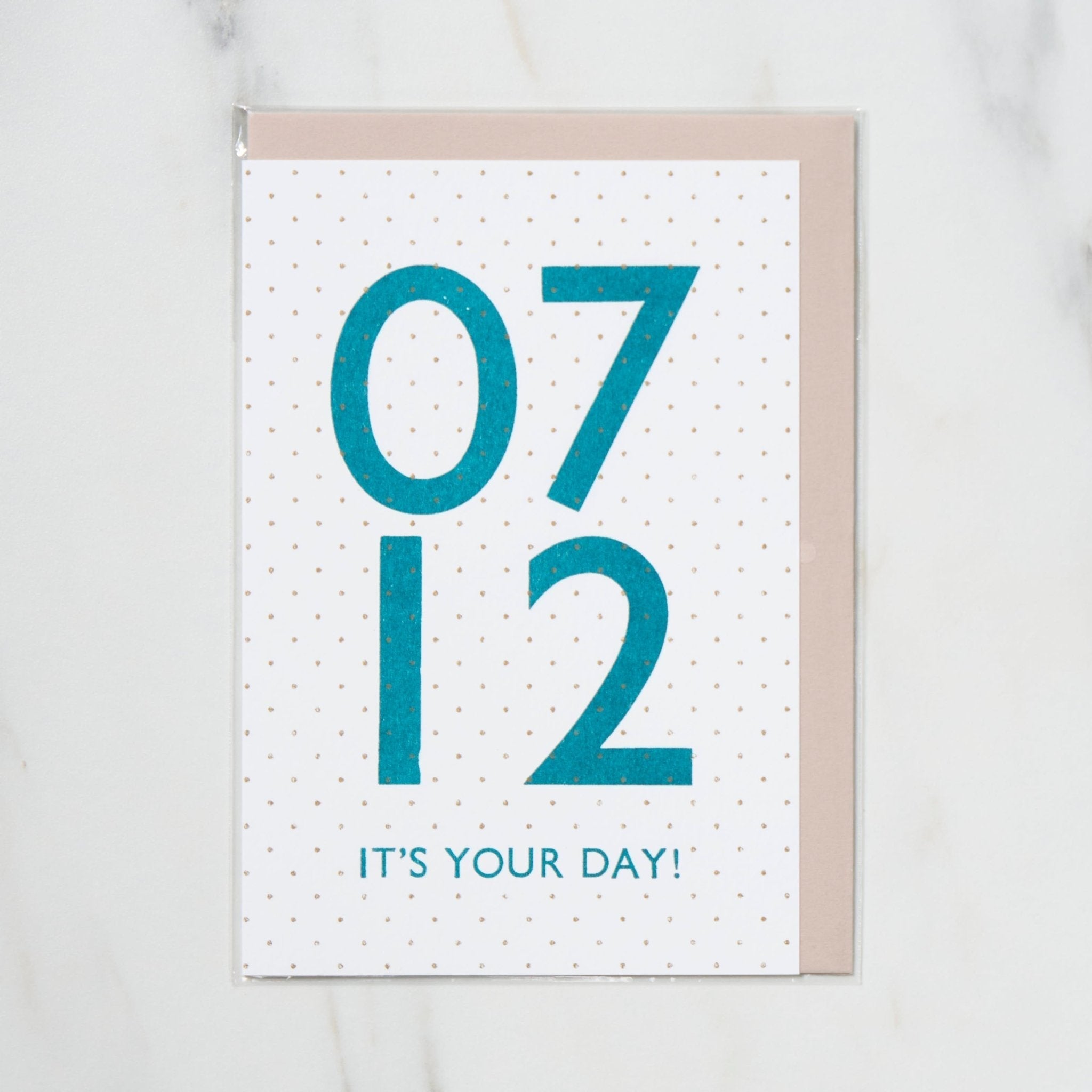 365 Find Your Day Card JULY / Letterpress Letters