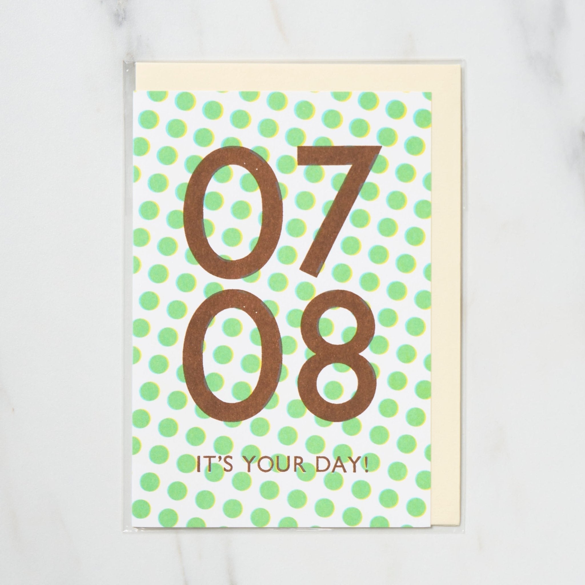 365 Find Your Day Card JULY / Letterpress Letters