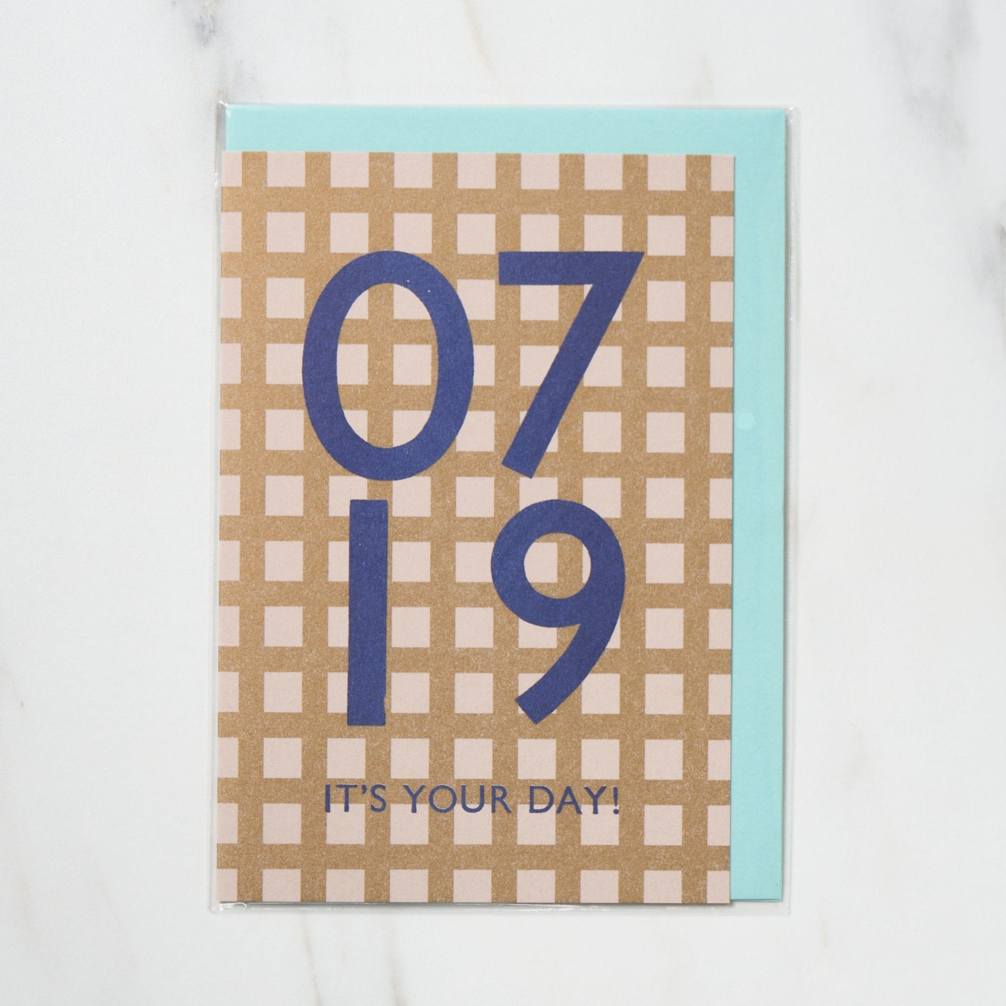 365 Find Your Day Card JULY / Letterpress Letters