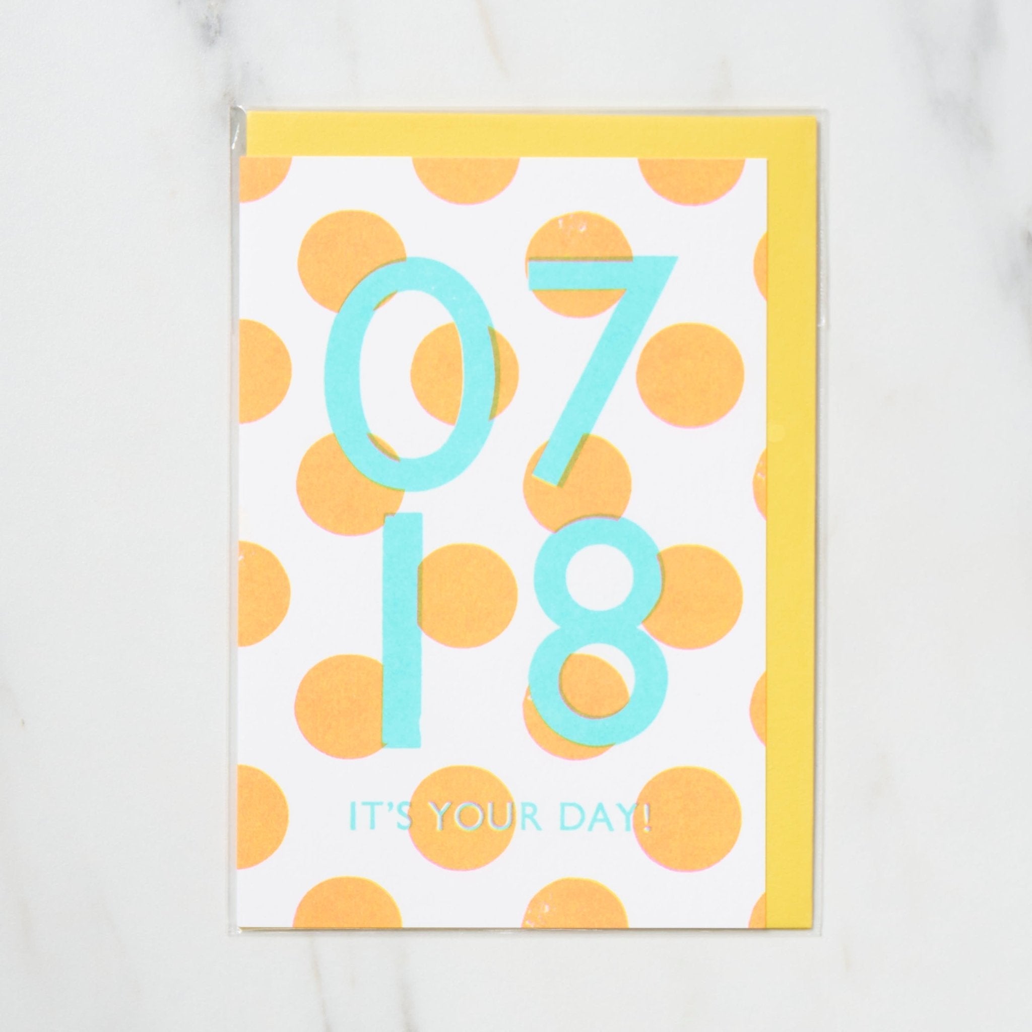 365 Find Your Day Card JULY / Letterpress Letters