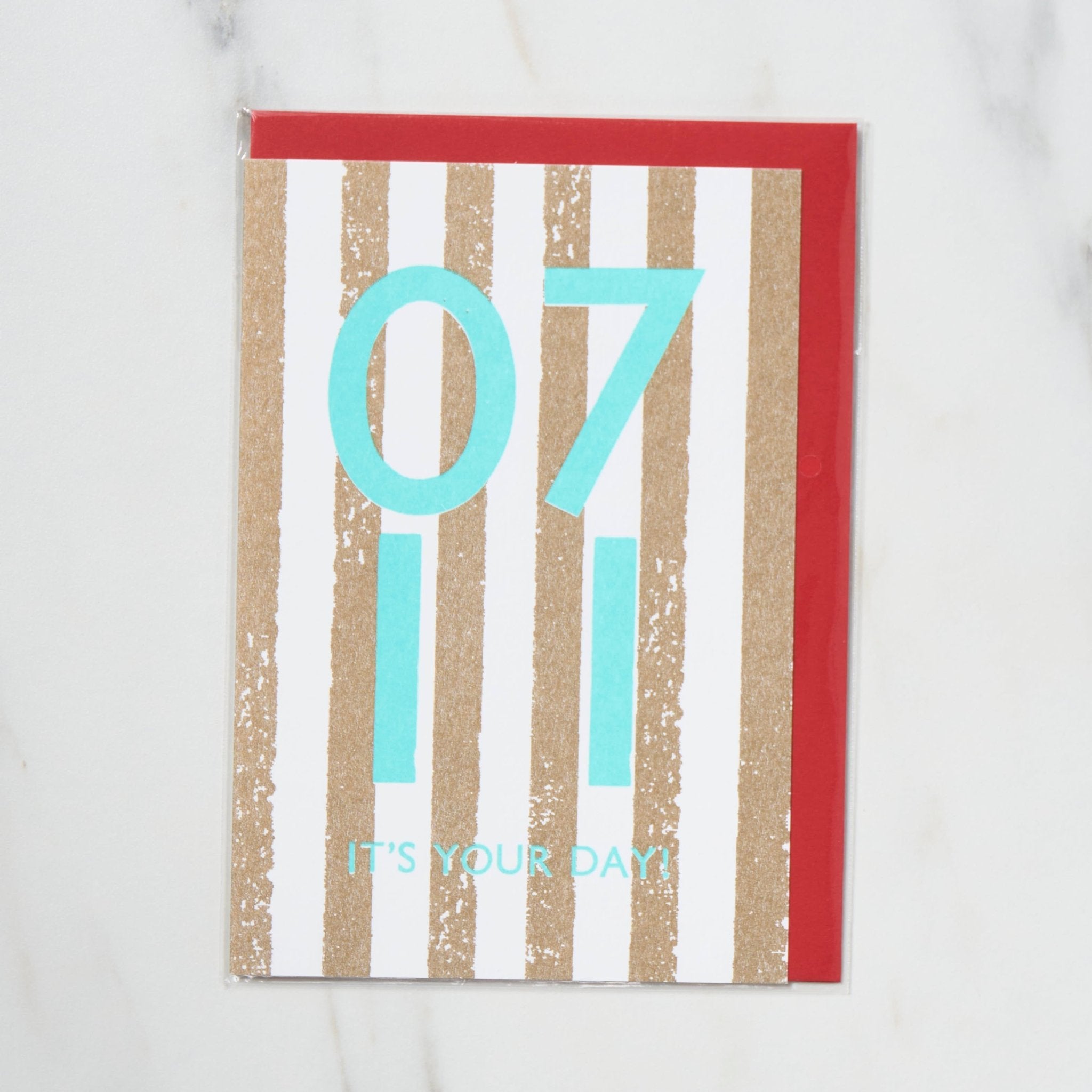 365 Find Your Day Card JULY / Letterpress Letters