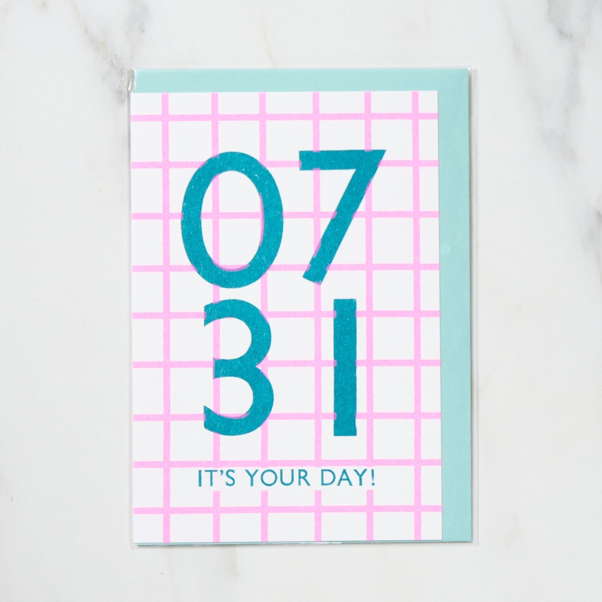 365 Find Your Day Card JULY / Letterpress Letters