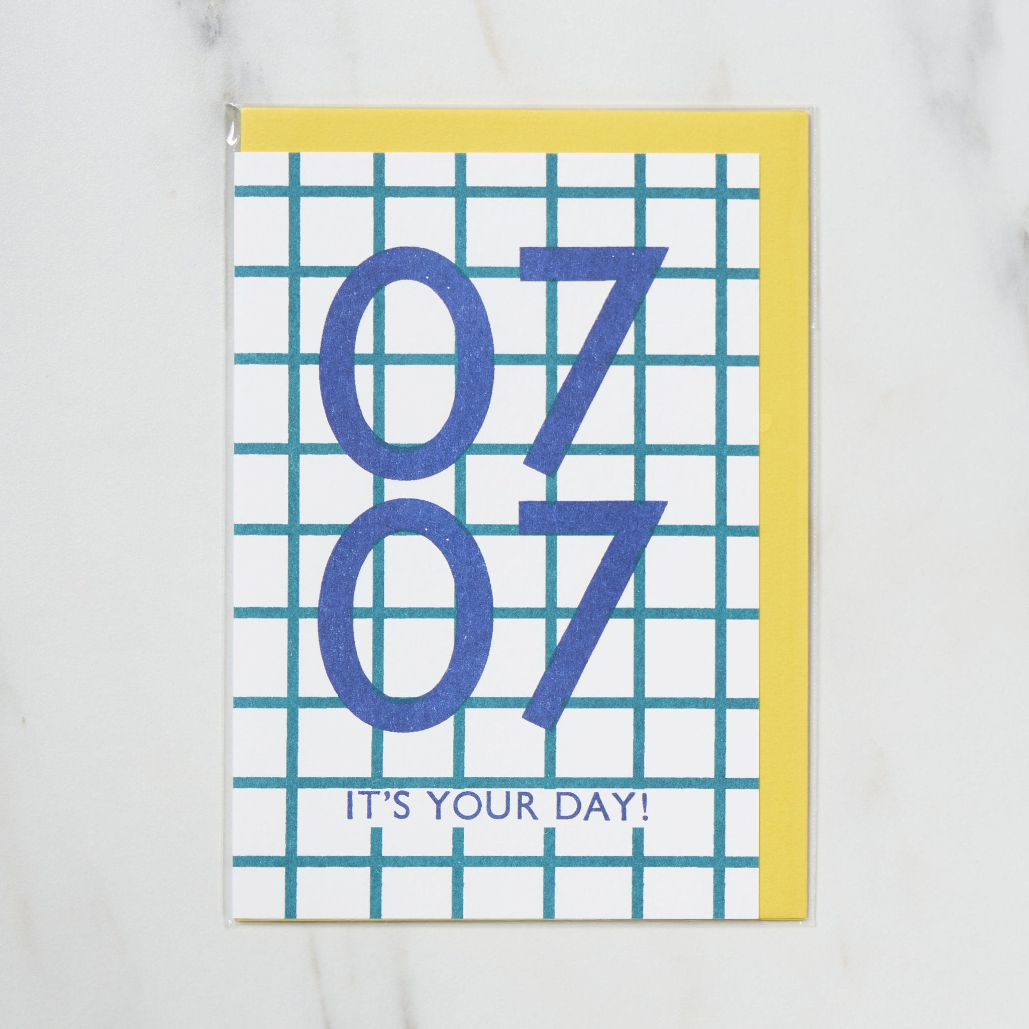 365 Find Your Day Card JULY / Letterpress Letters