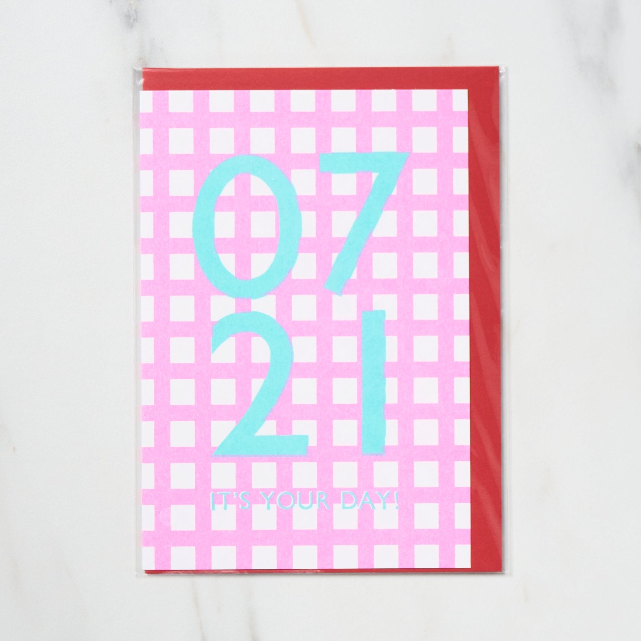365 Find Your Day Card JULY / Letterpress Letters