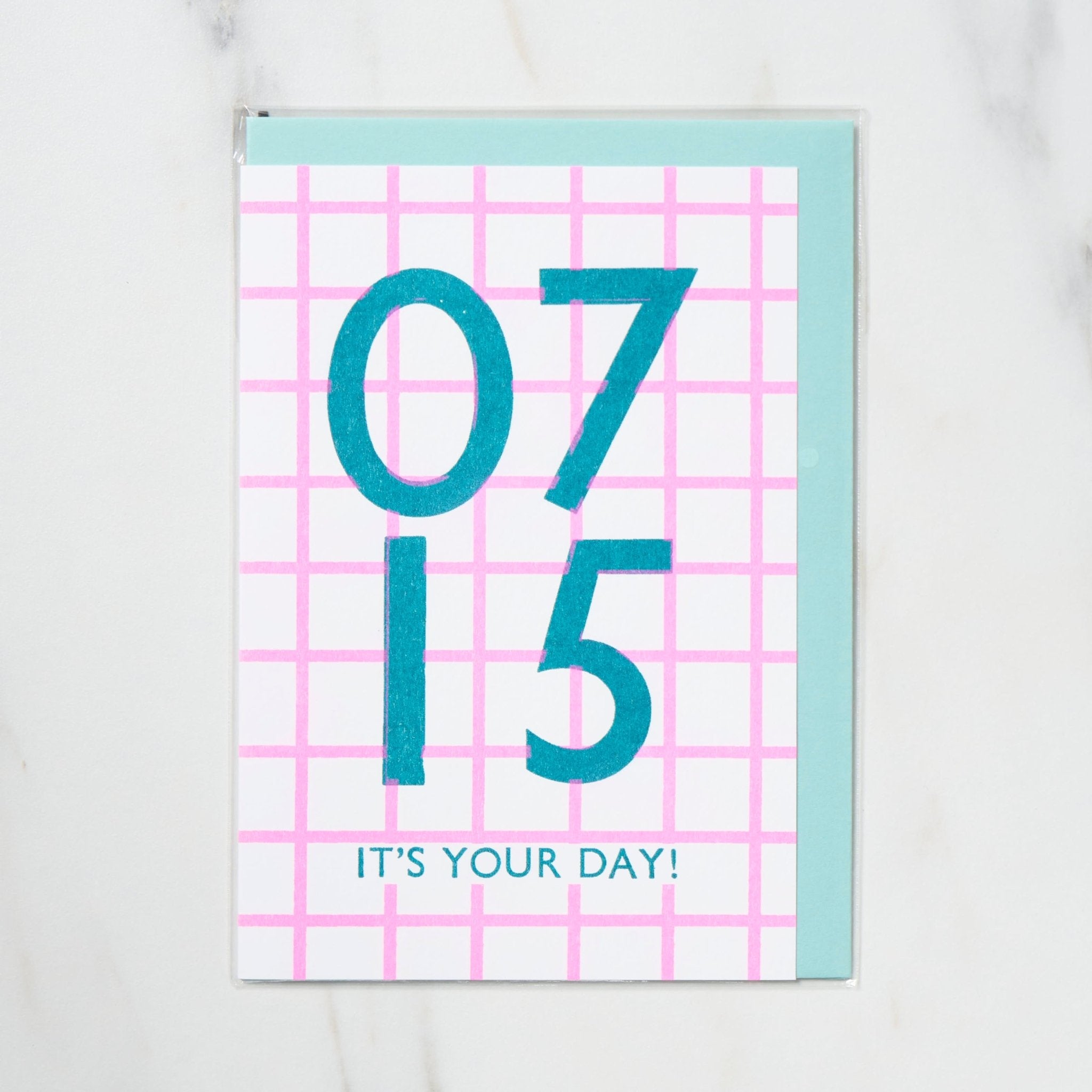 365 Find Your Day Card JULY / Letterpress Letters
