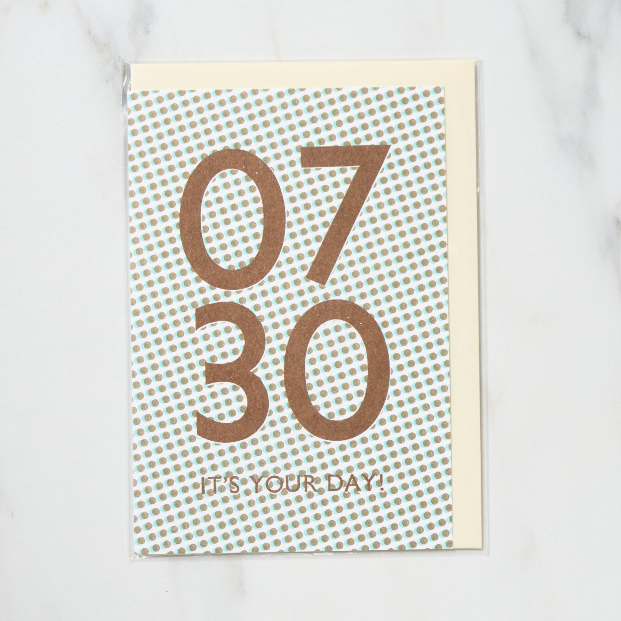 365 Find Your Day Card JULY / Letterpress Letters