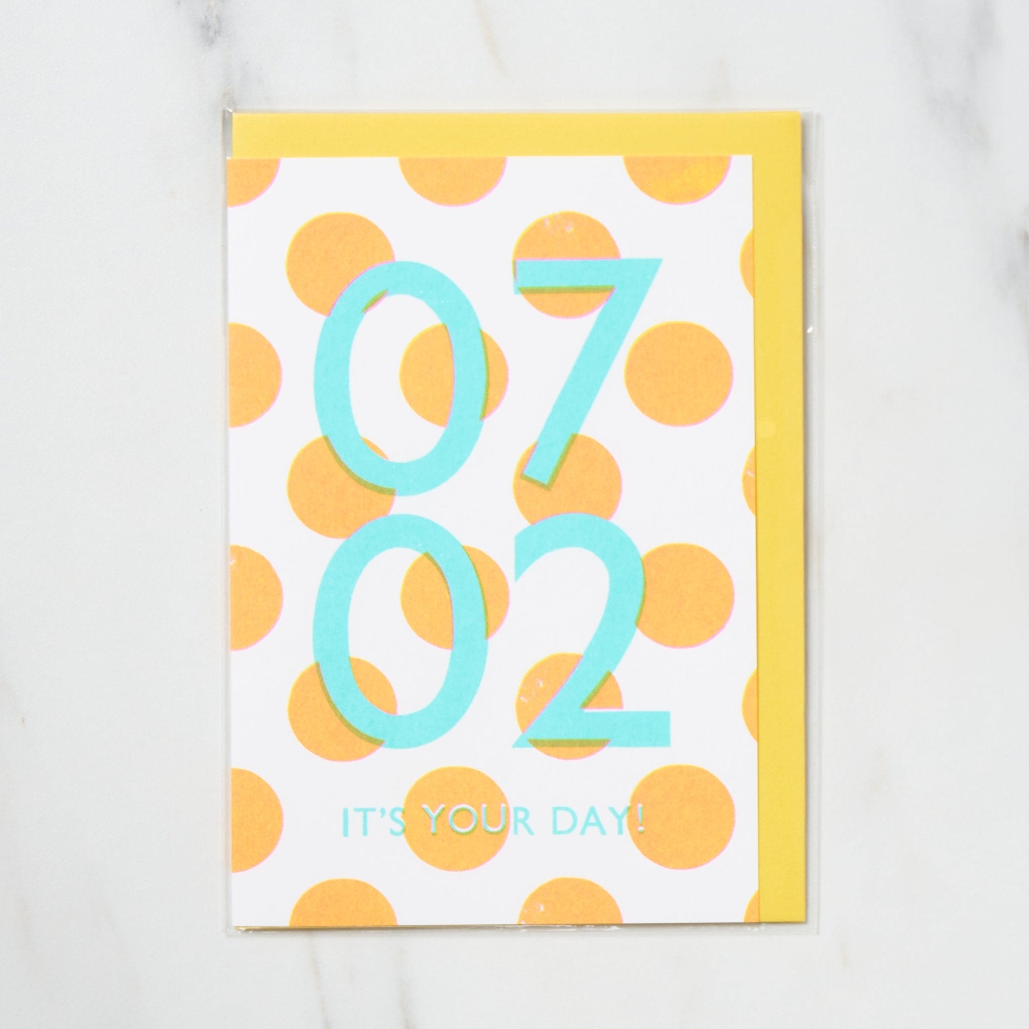 365 Find Your Day Card JULY / Letterpress Letters
