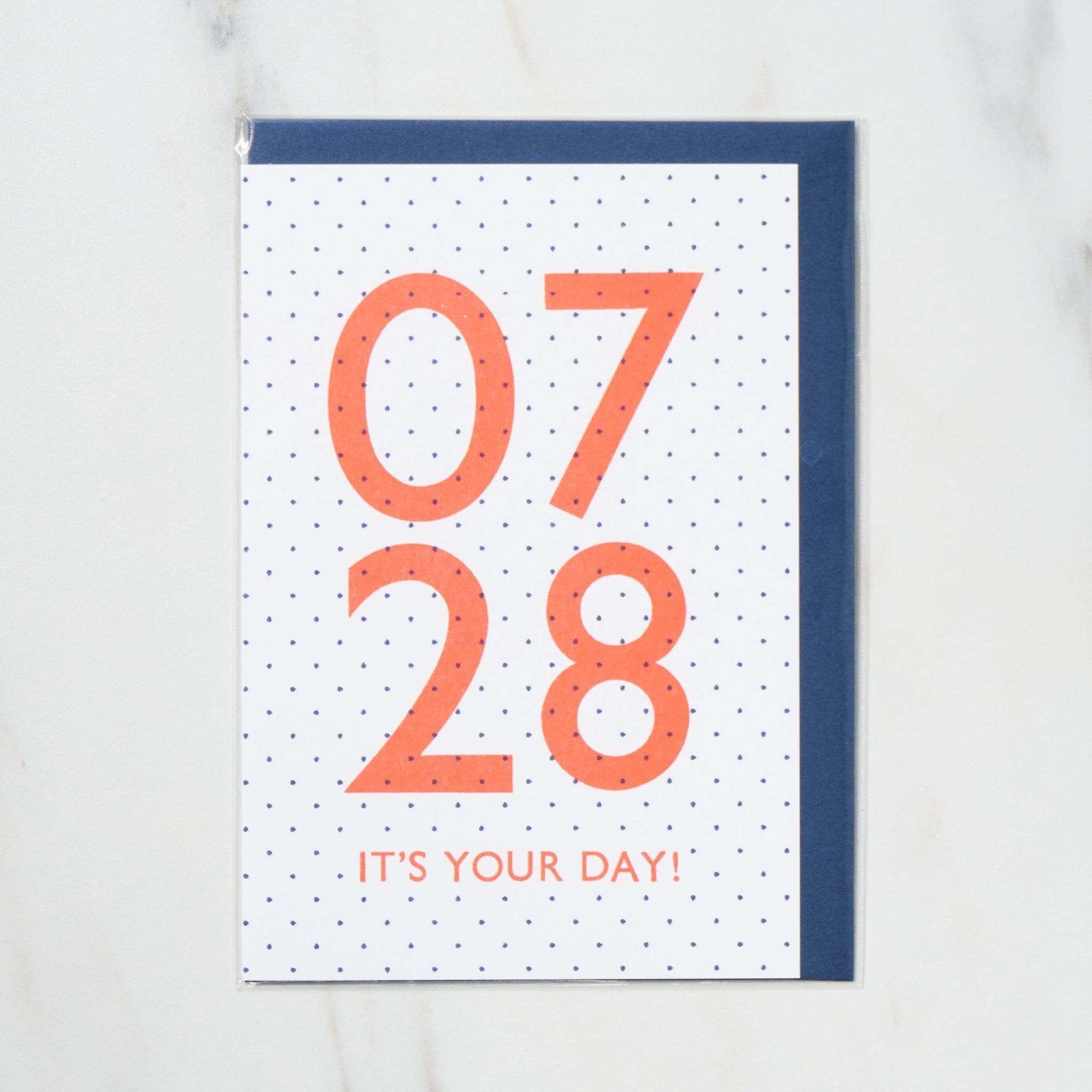 365 Find Your Day Card JULY / Letterpress Letters