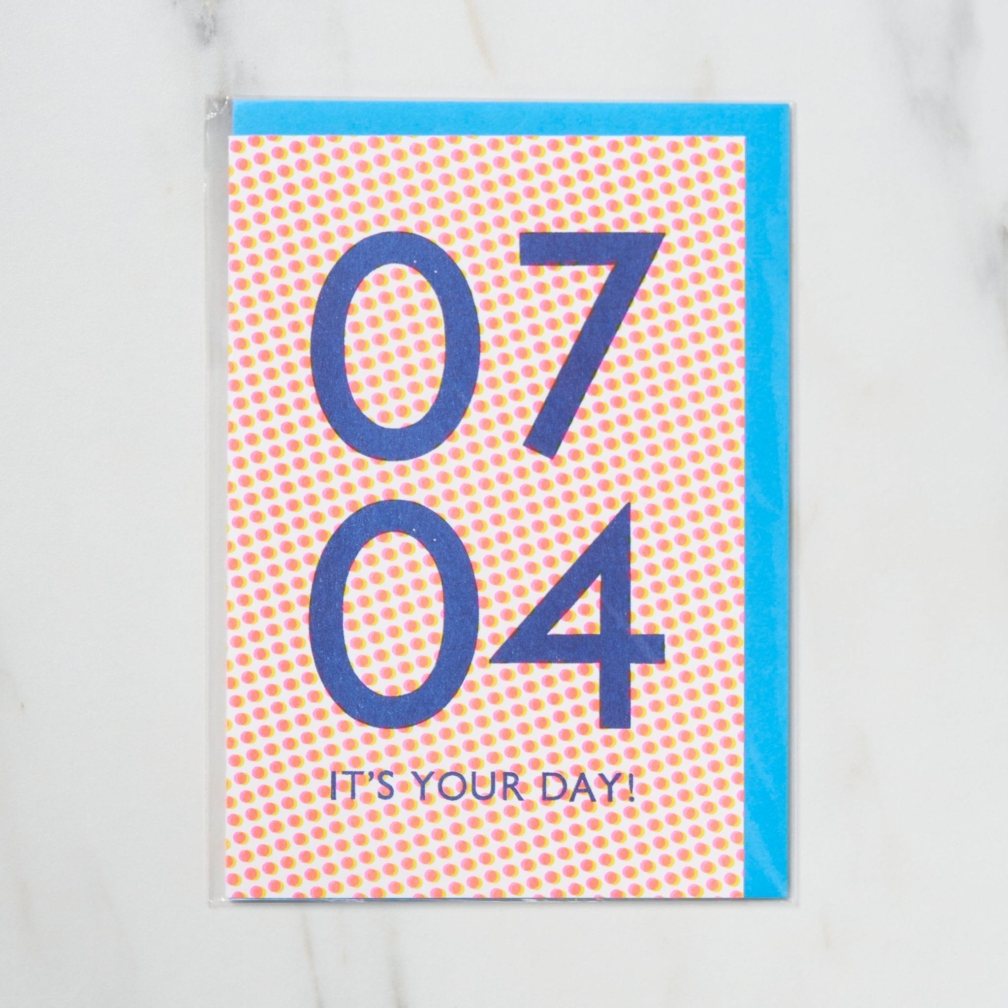 365 Find Your Day Card JULY / Letterpress Letters